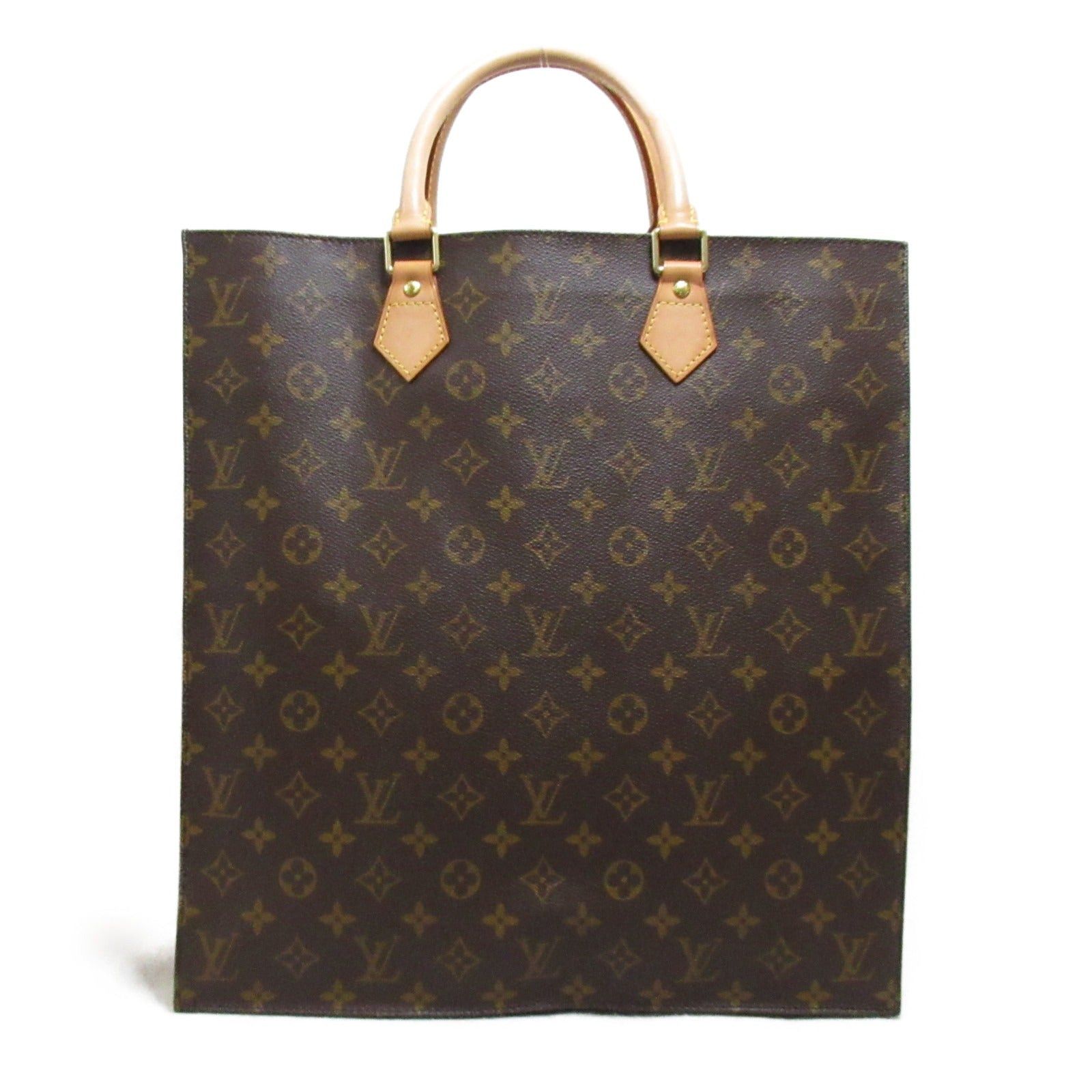 Louis Vuitton Louis Vuitton Sack Plastic Tote Bag Handbag Coated Canvas Monogram Brown Size ONE SIZE - 1 Thumbnail