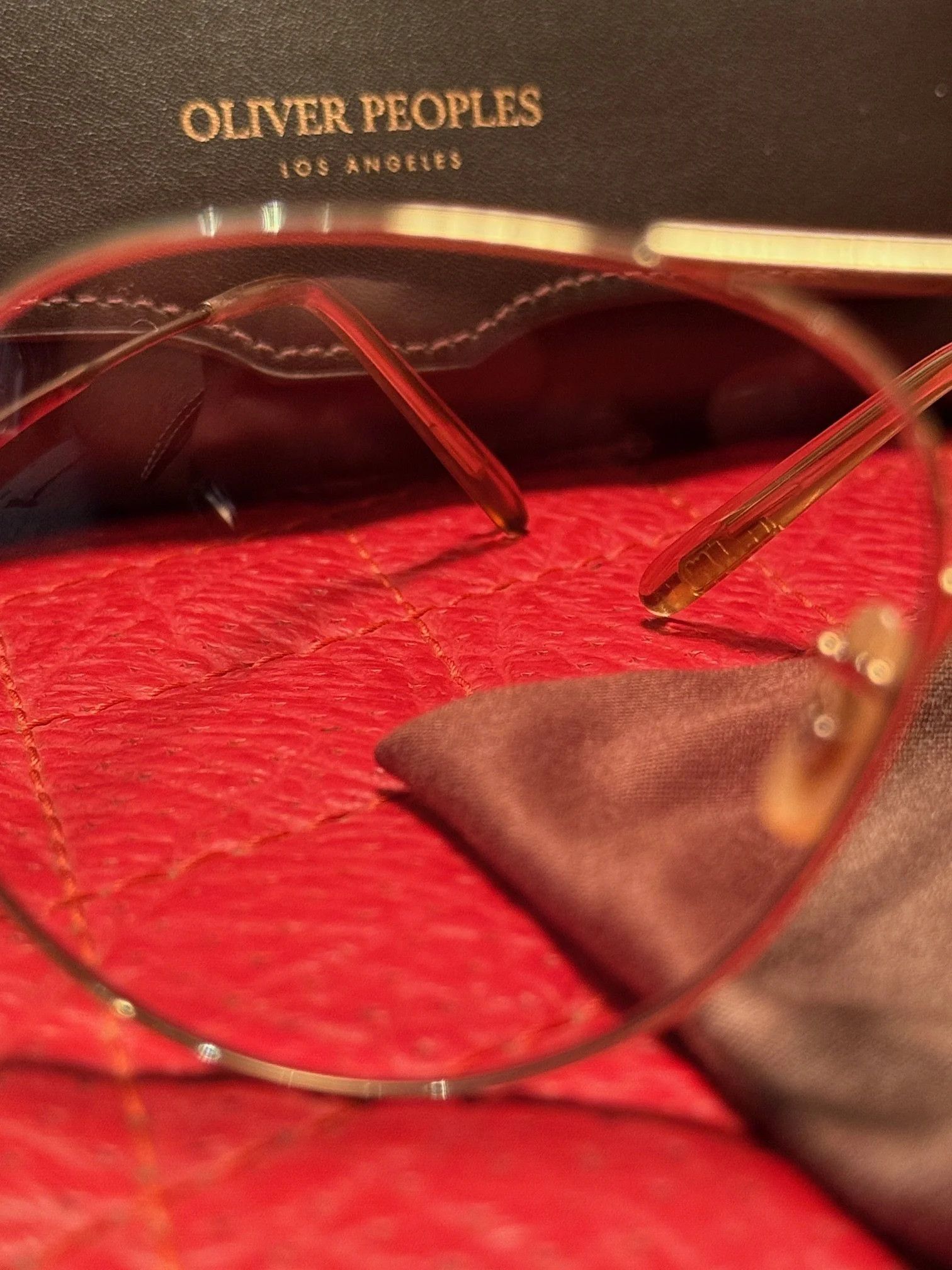Oliver Peoples Oliver Peoples Rockmore Aviator Sunglasses Size ONE SIZE - 3 Thumbnail