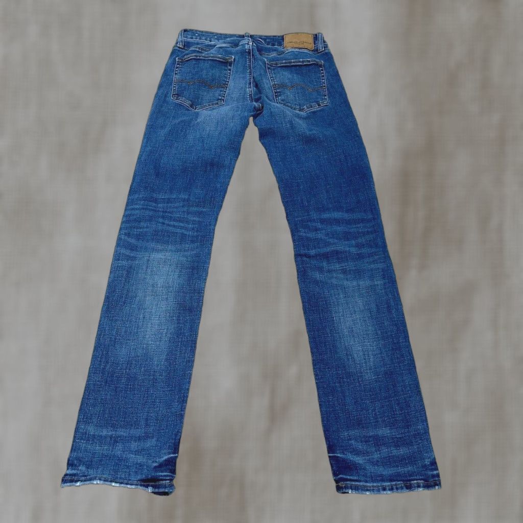 American Eagle Outfitters American Eagle Jeans Men 30x34 Slim Straight Leg Next Level Stretch Dark Holes Size US 30 / EU 46 - 1 Thumbnail