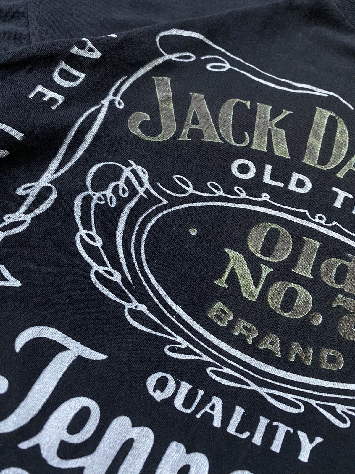 Vintage Vintage 90s Jack Daniel Promo Single stitched T-Shirt Size US XL / EU 56 / 4 - 5 Thumbnail
