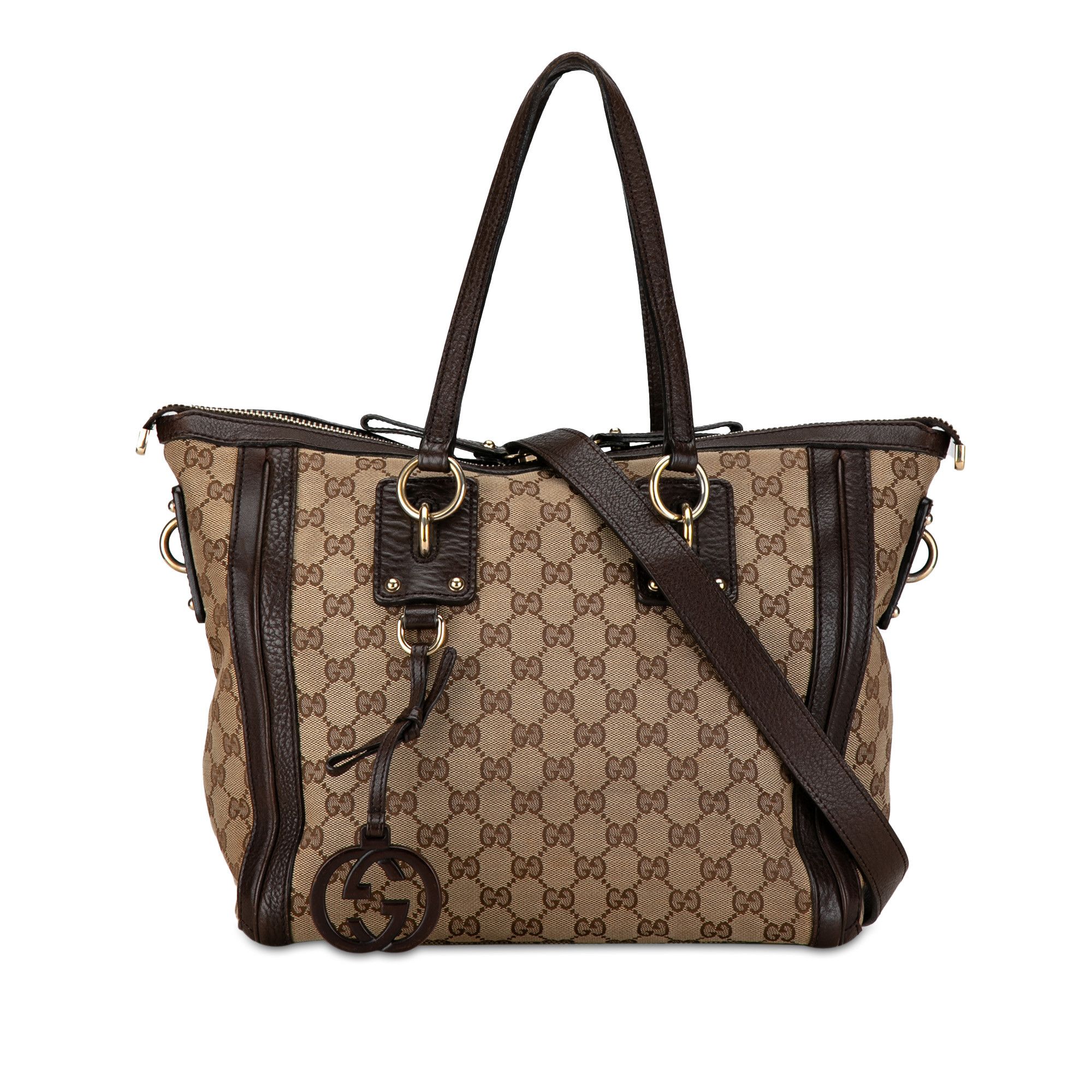 Gucci Gucci GG Canvas Charm Satchel Size ONE SIZE - 1 Thumbnail