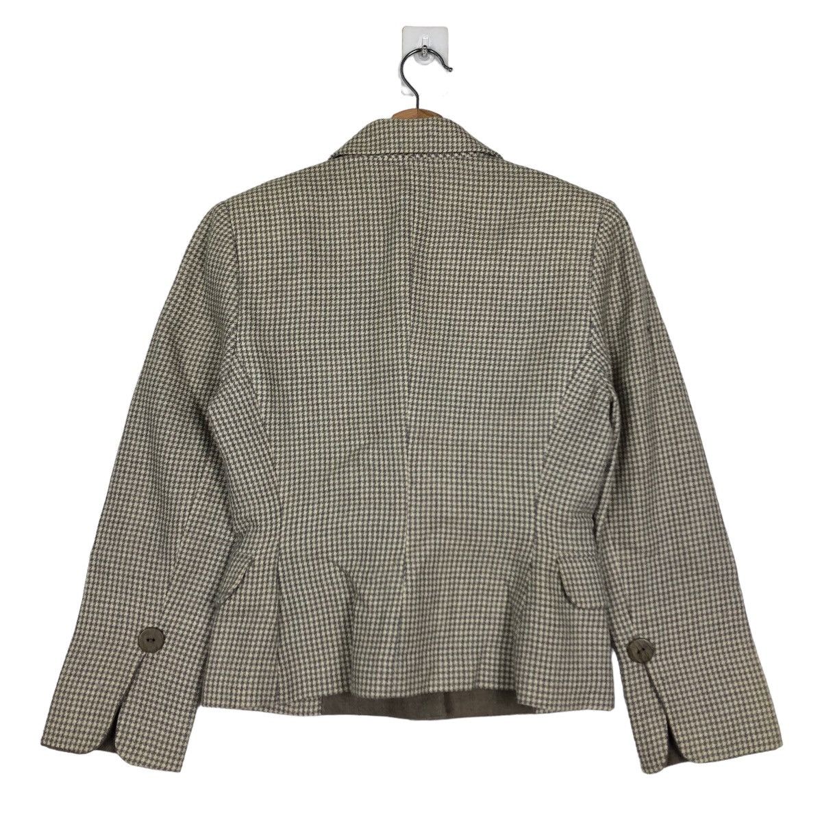 Christian Dior Monsieur 🔥90’s Checked Tartan Double Breast Cropped Jacket Dior Size M / US 6-8 / IT 42-44 - 8 Thumbnail