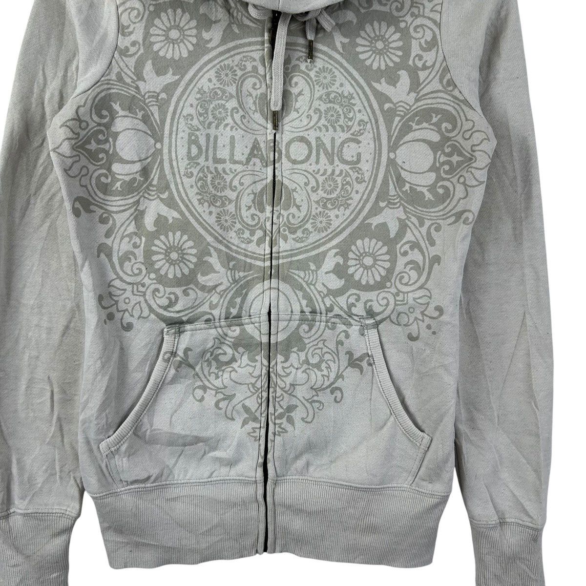 Billabong BILLABONG SURFING Vintage Floral Zip Hoodie Gray Size US M / EU 48-50 / 2 - 6 Thumbnail