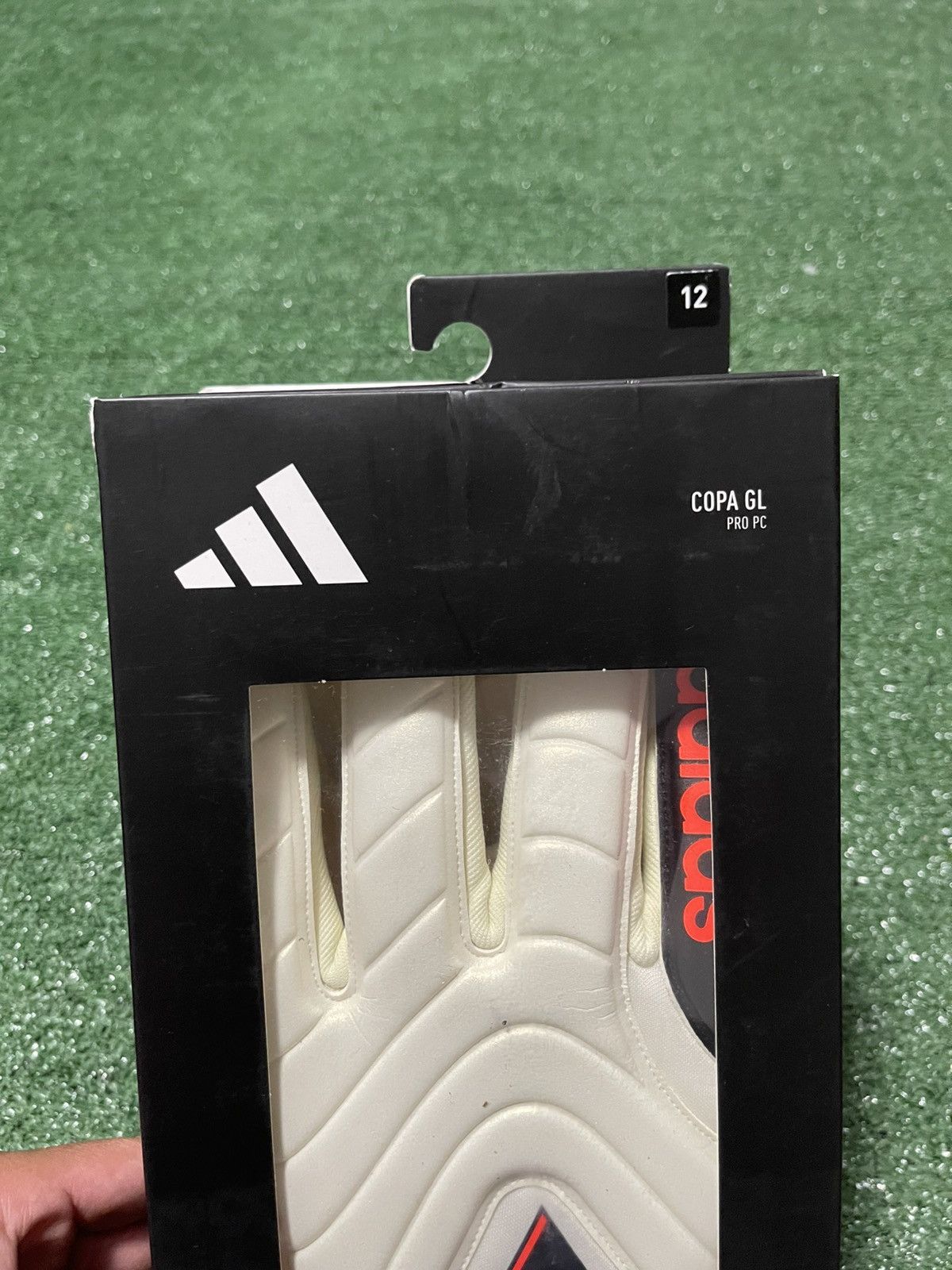 Adidas Adidas Copa GL Pro PC , Goalkeeper Gloves, Ivory/Solar Red Size ONE SIZE - 2 Thumbnail