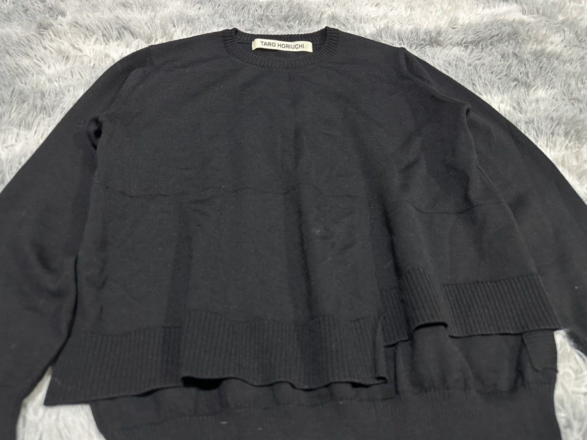 Japanese Brand 🔥Japanese Designer Archived Tora Horiuchi Asymmetric Sweater Size US S / EU 44-46 / 1 - 2 Thumbnail