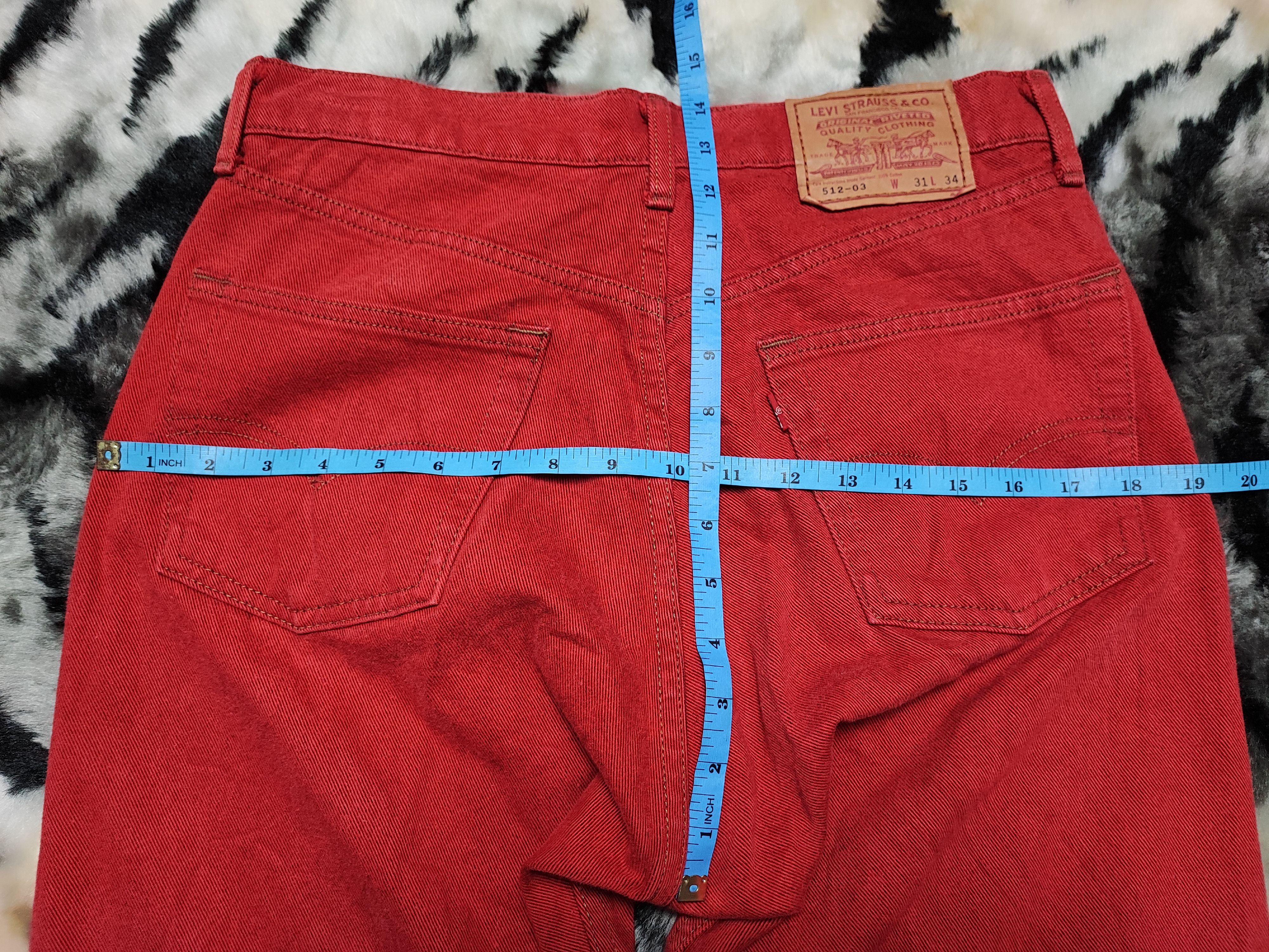 Kapital × Levi's × Vintage Vintage Levis 90s Jeans Red Denim Size US 30 / EU 46 - 14 Thumbnail