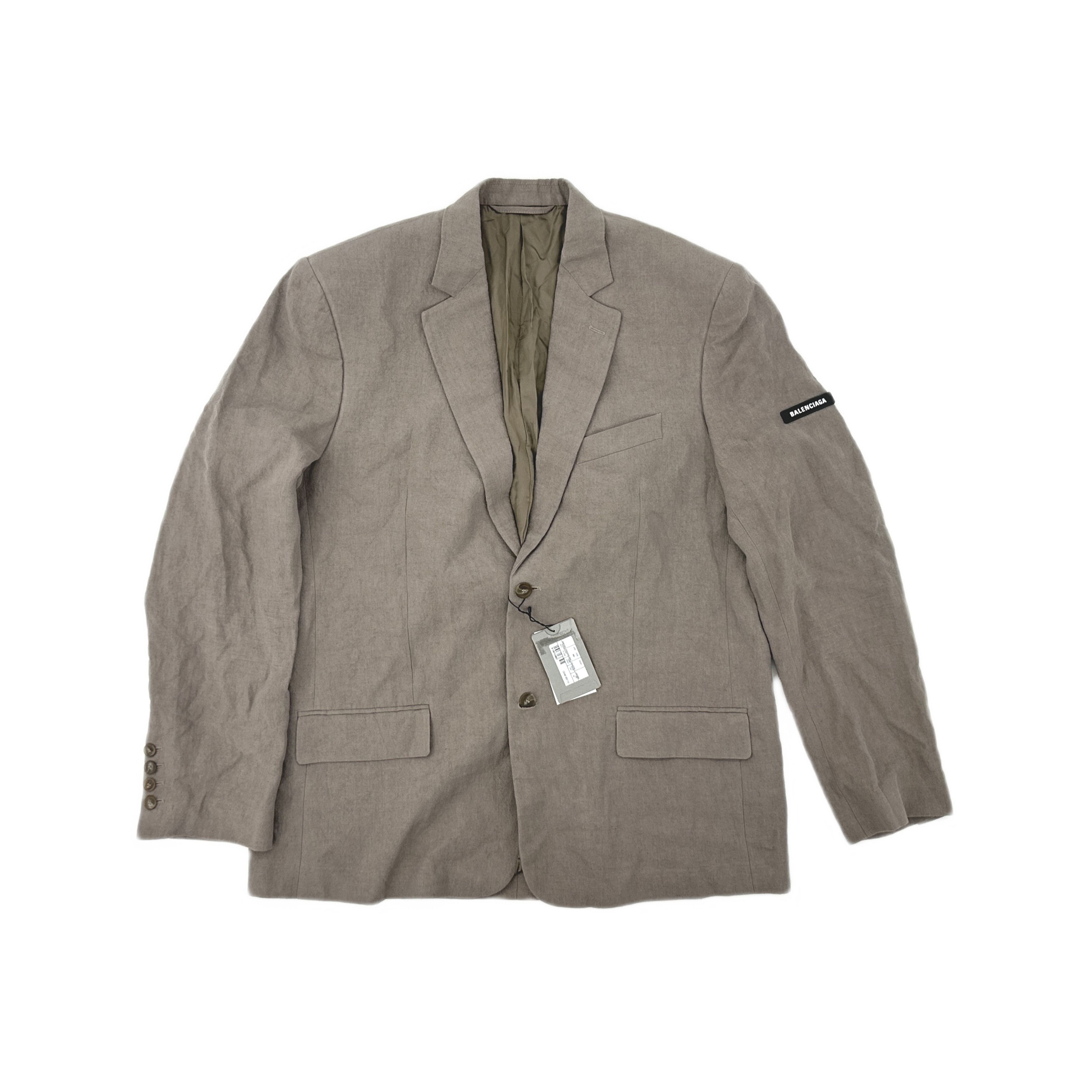 Balenciaga Balenciaga Linen Blazer Size US S Size 36R - 1 Thumbnail
