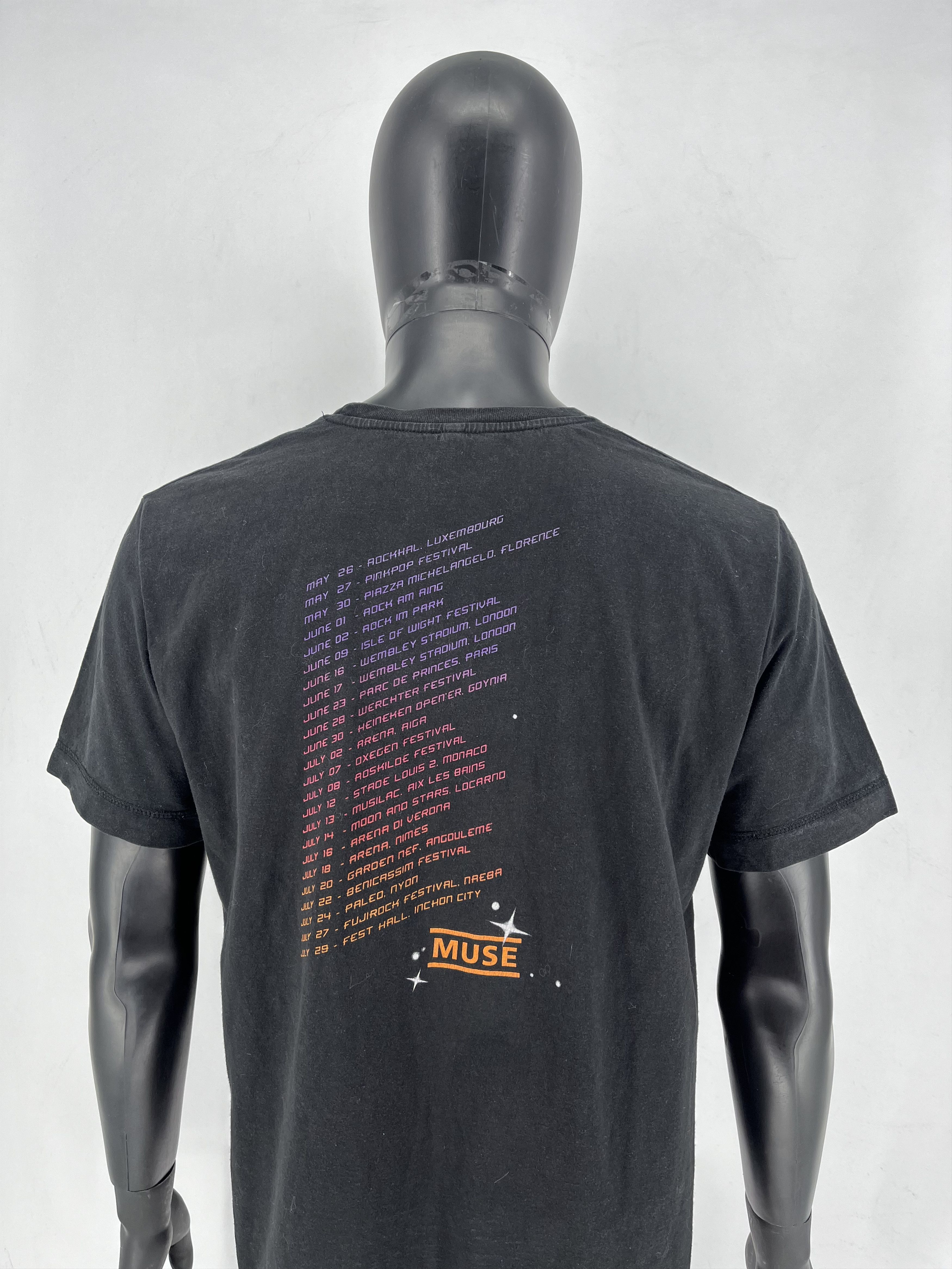 Band Tees Muse - Australia Tour Shirt 2007 SUNFADED TEE Size US L / EU 52-54 / 3 - 9 Thumbnail