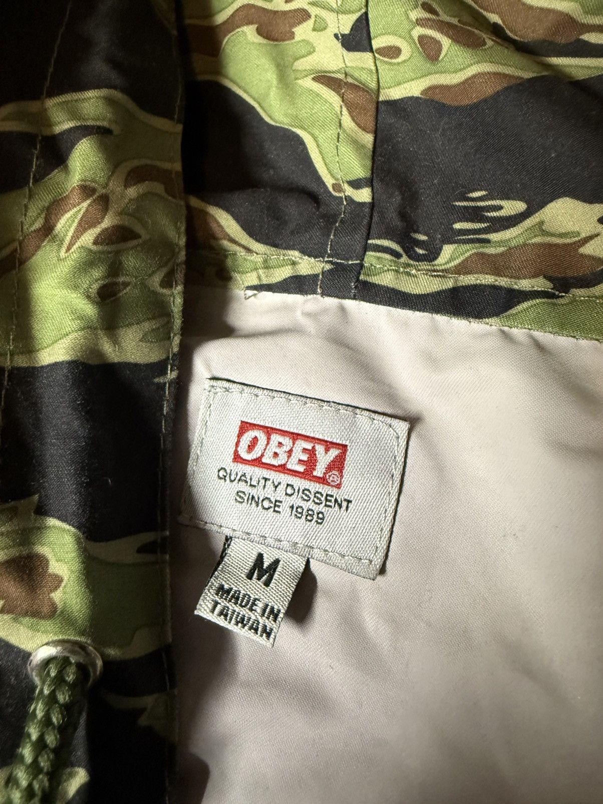 Obey Tiger Rain Jacket Size US M / EU 48-50 / 2 - 7 Thumbnail