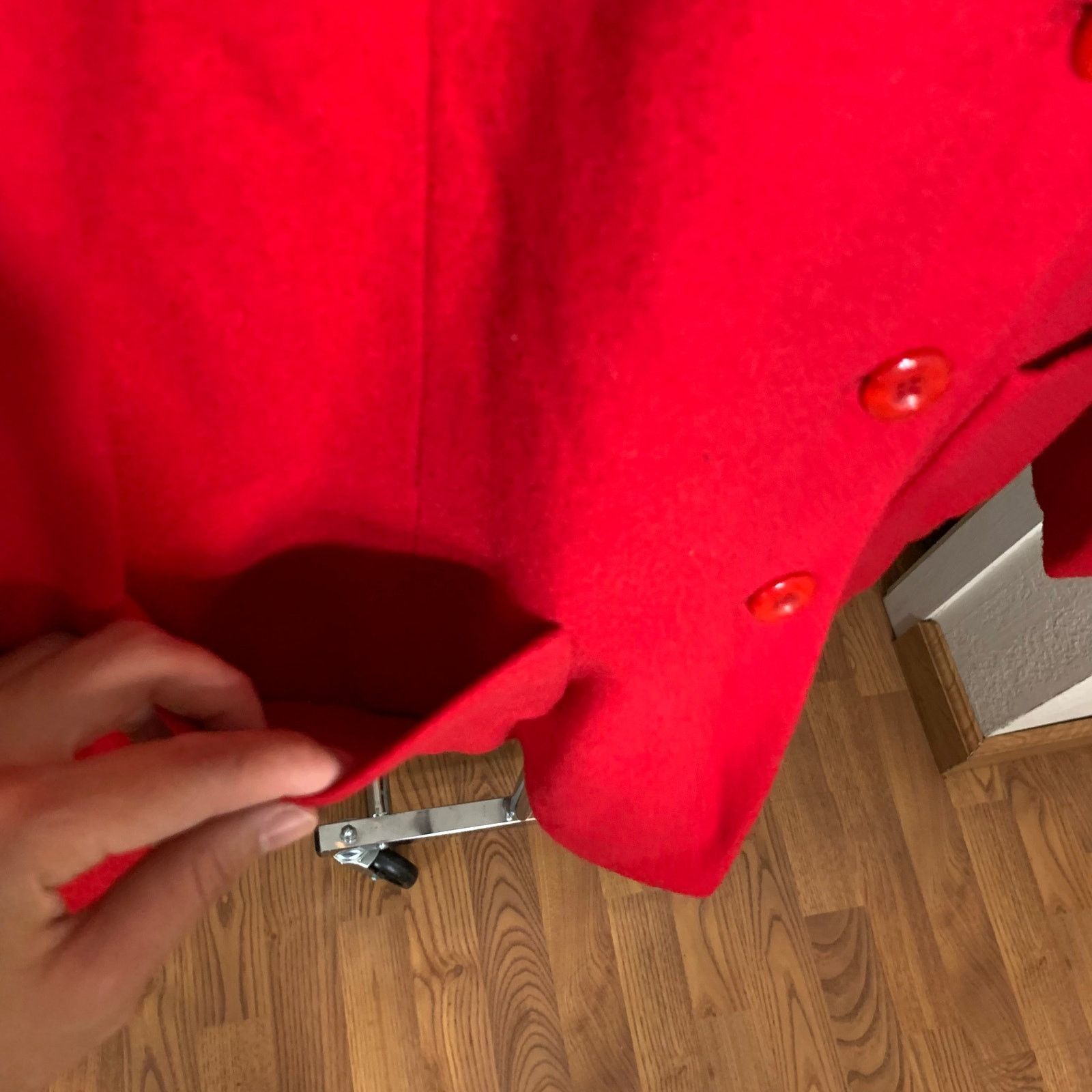 Other Library Women's Red Jacket (Wool/Cashmere) Size 6 Size US S / EU 44-46 / 1 - 6 Thumbnail