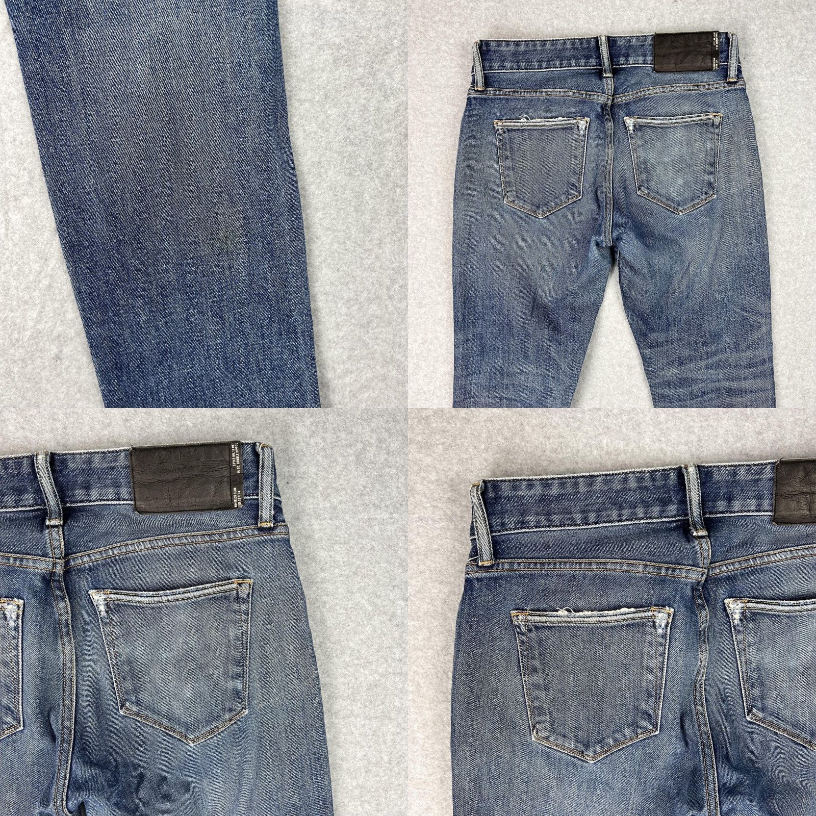 Buck Mason Buck Mason Jeans Mens 30 Blue Denim Slim Fit Button Fly Made USA Stretch Size US 30 / EU 46 - 9 Thumbnail
