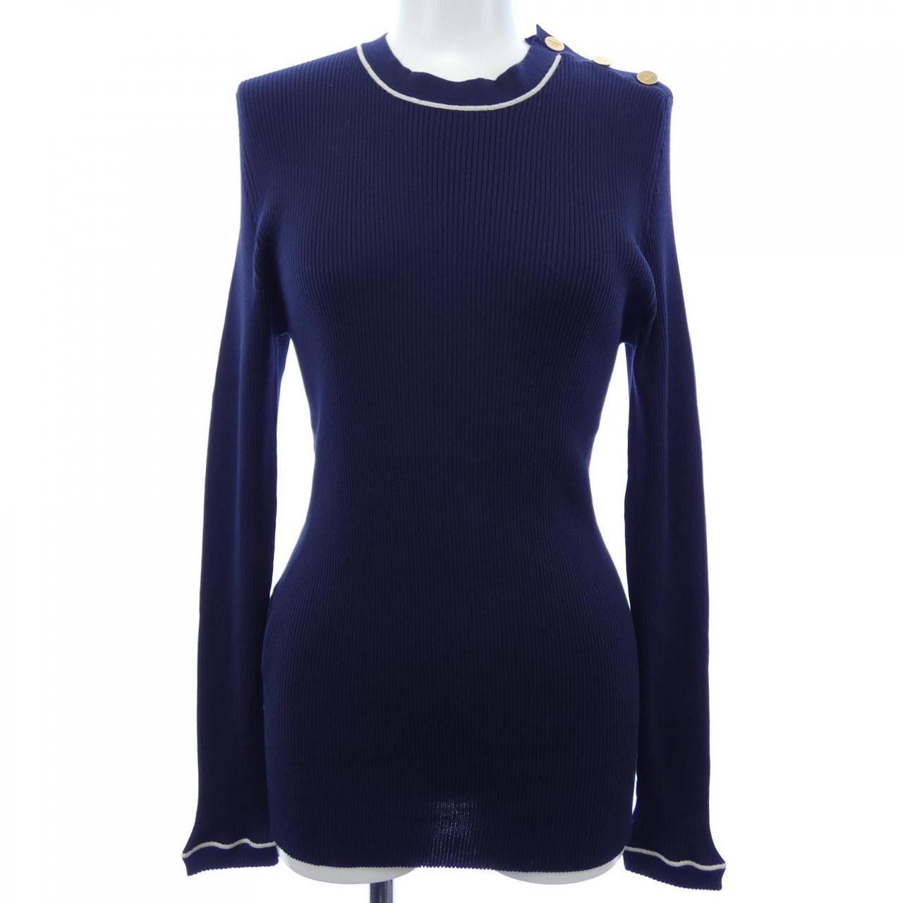 Prada Prada Prada Silk Crewneck Sweater Textile Tops P24A2U S232 13F4 DUTY FREE for USA Size ONE SIZE - 1 Thumbnail
