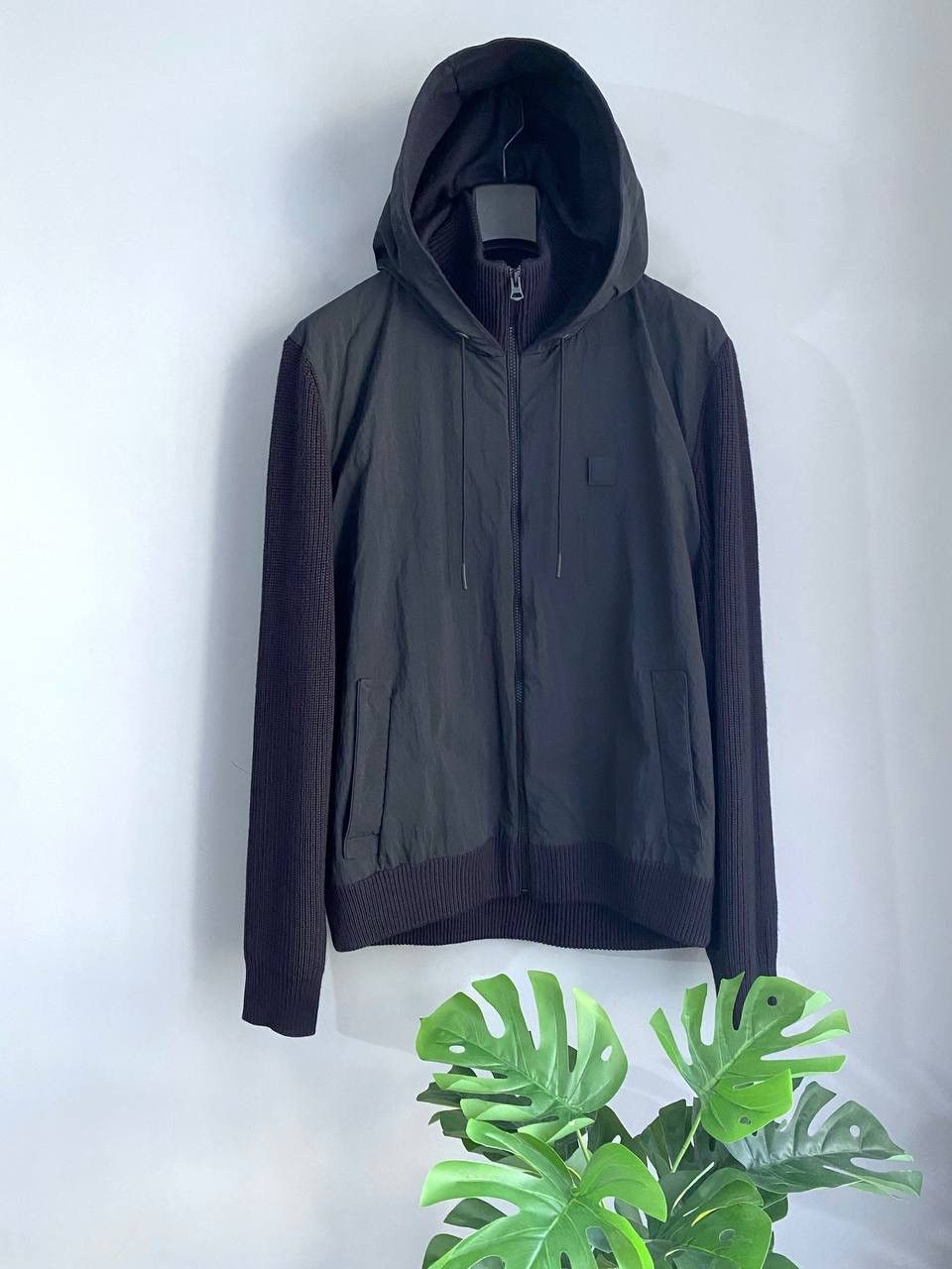 Hugo Boss Hugo Boss Kennsington Men's Blend Knitted Hooded Jacket, XL Size US XL / EU 56 / 4 - 2 Thumbnail