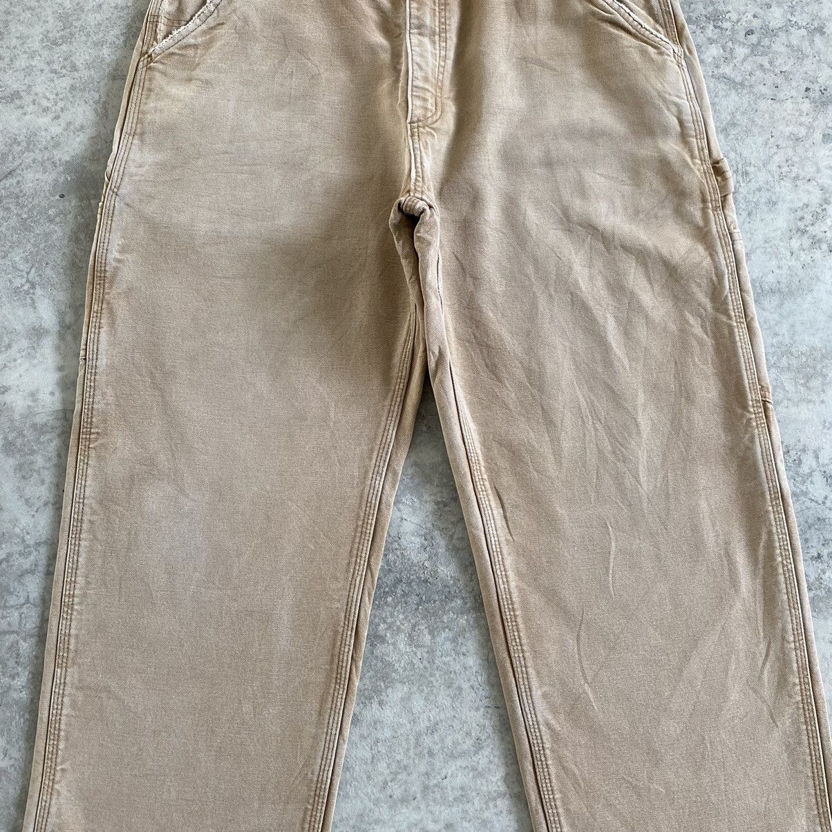 Carhartt Vintage Carhartt Blanket Lined Faded Tan Carpenter Pants Size US 34 / EU 50 - 5 Thumbnail