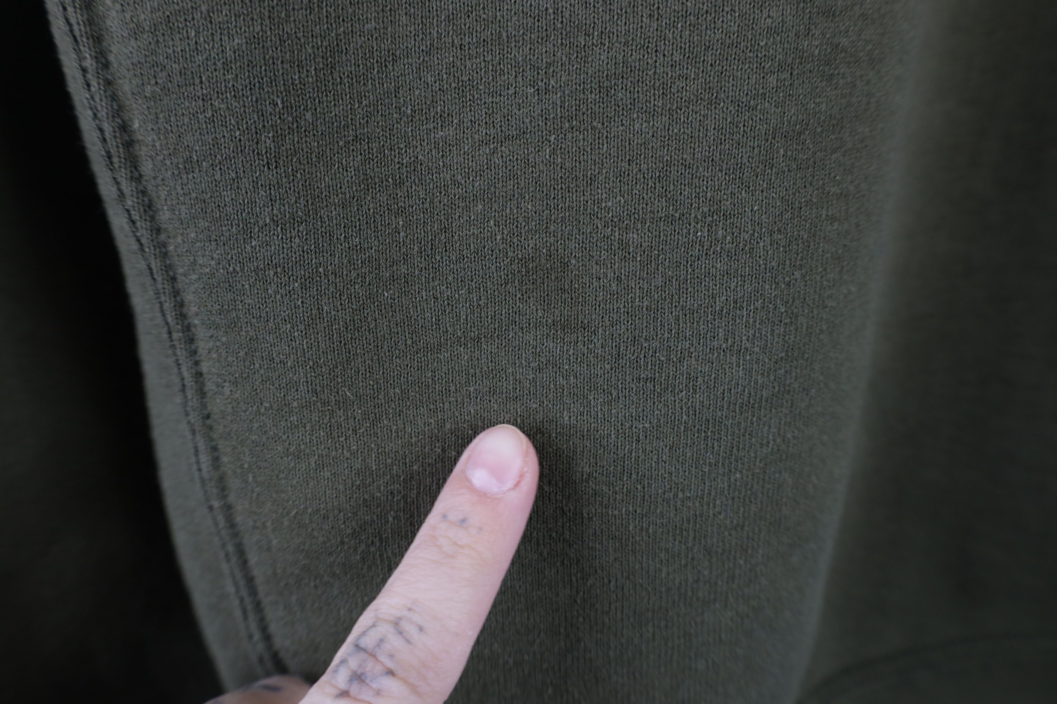 Russell Athletic × Vintage Vintage 90s Russell Athletic Crewneck Sweatshirt Olive Green Size US XL / EU 56 / 4 - 5 Thumbnail