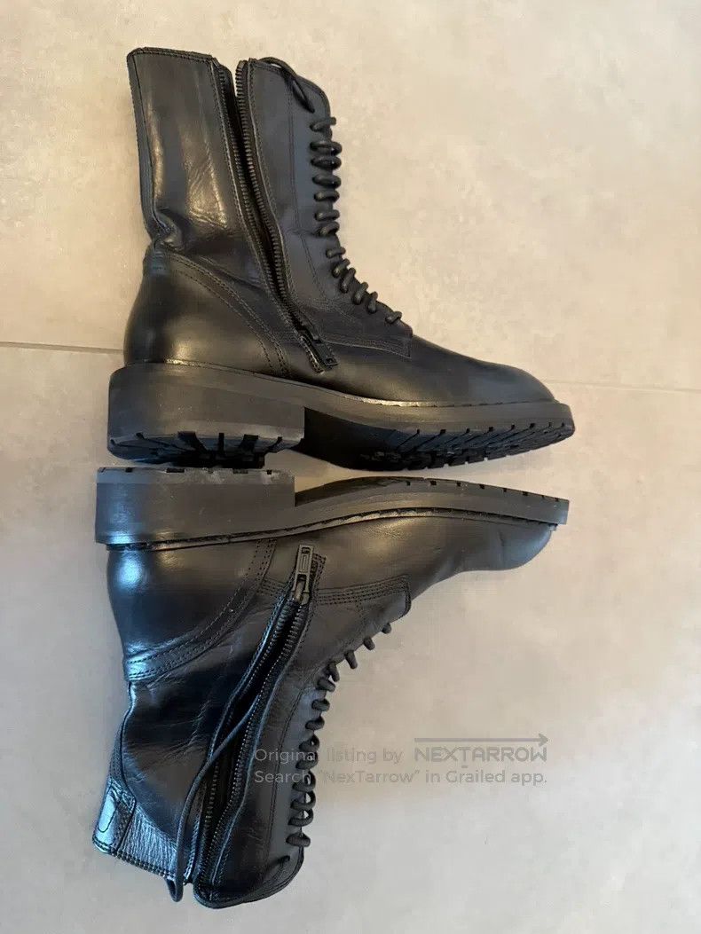 Ann Demeulemeester Ann Demeulemeester 37.5 black cowhide Martin boots Size US 7 / IT 37 - 3 Thumbnail