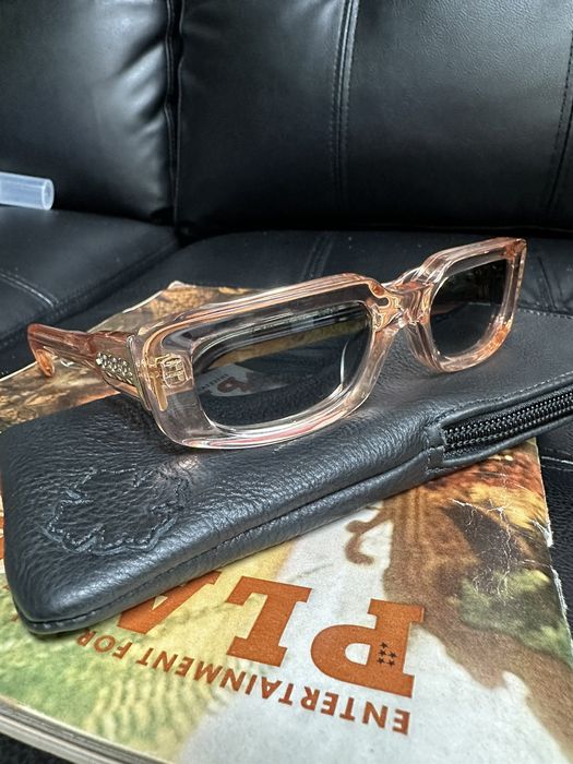 Chrome Hearts RARE Chrome Hearts Zelda sunglasses CLEAR GREEN Grailed