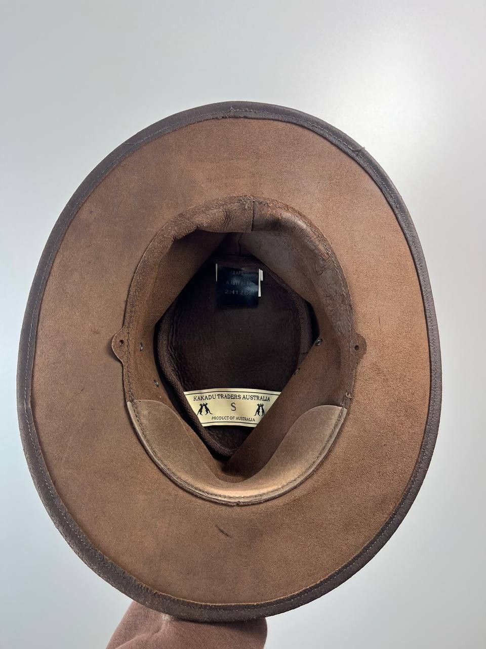 Other Kakadu Traders Australia Leather Bush Hat Brown Outback S Size ONE SIZE - 4 Thumbnail