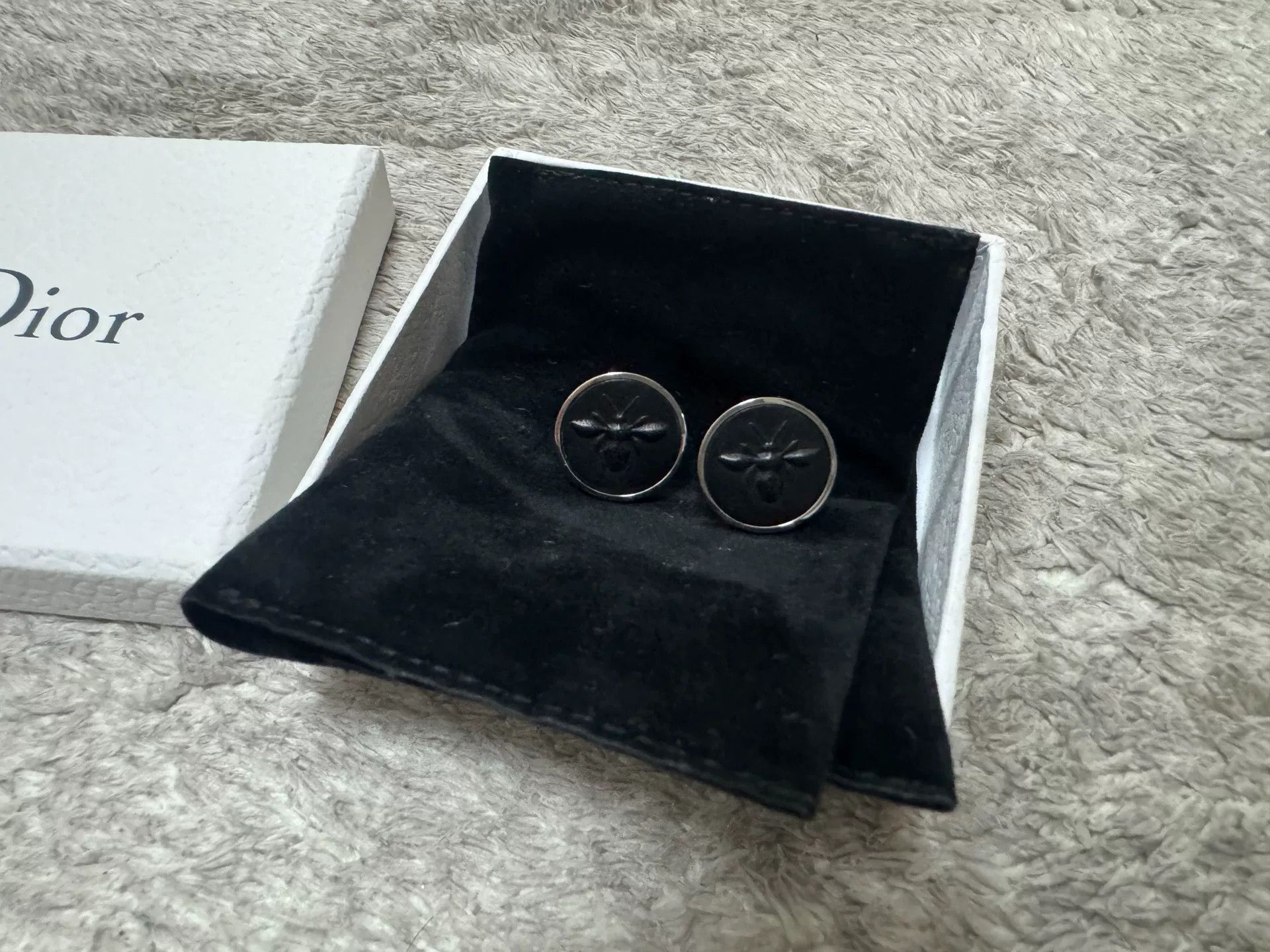 Dior Diorhomme Classic Bee Cufflinks Size ONE SIZE - 1 Thumbnail