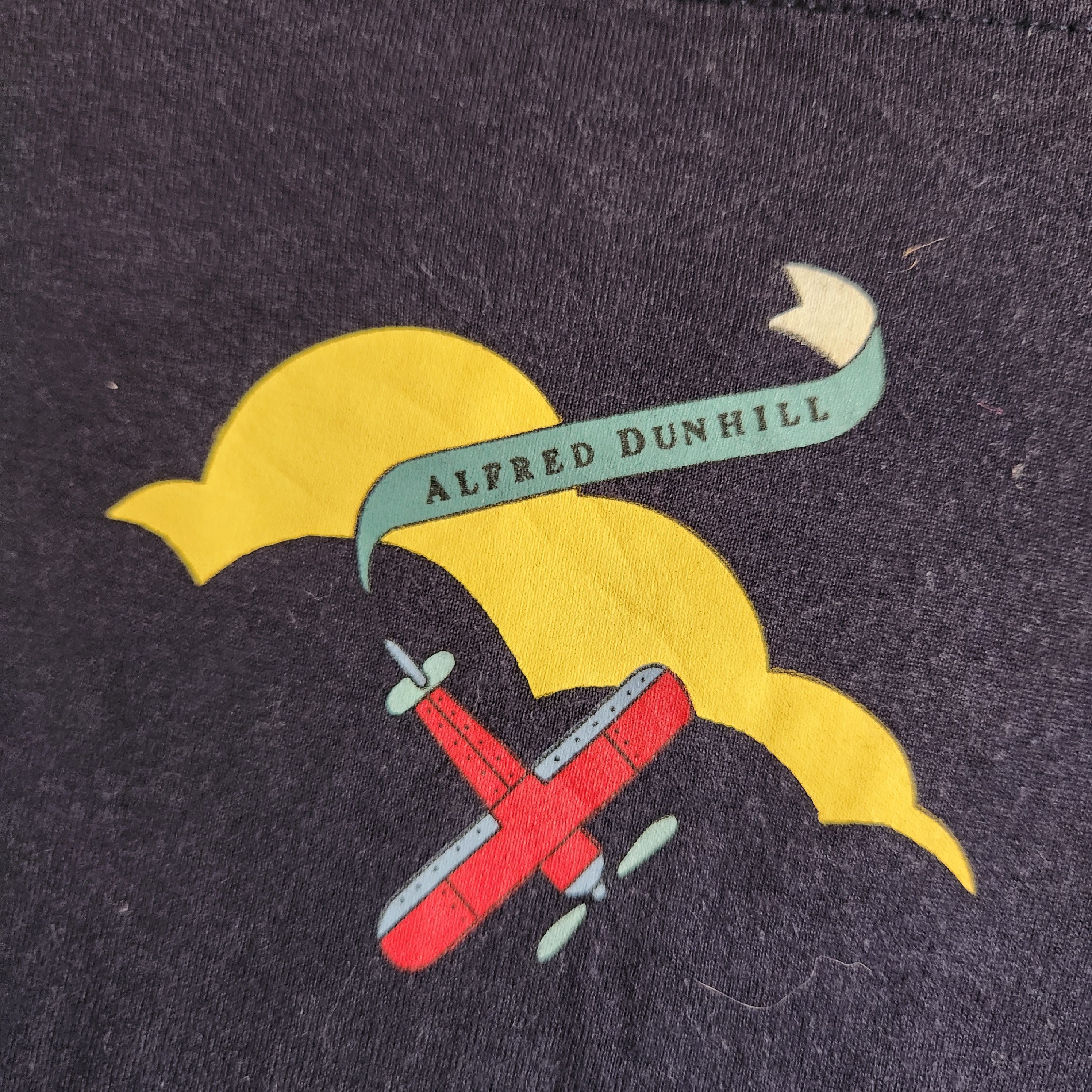 Alfred Dunhill × Vintage Vintage 1980s Alfred Dunhill TShirt Single Stitches Size US M / EU 48-50 / 2 - 11 Thumbnail