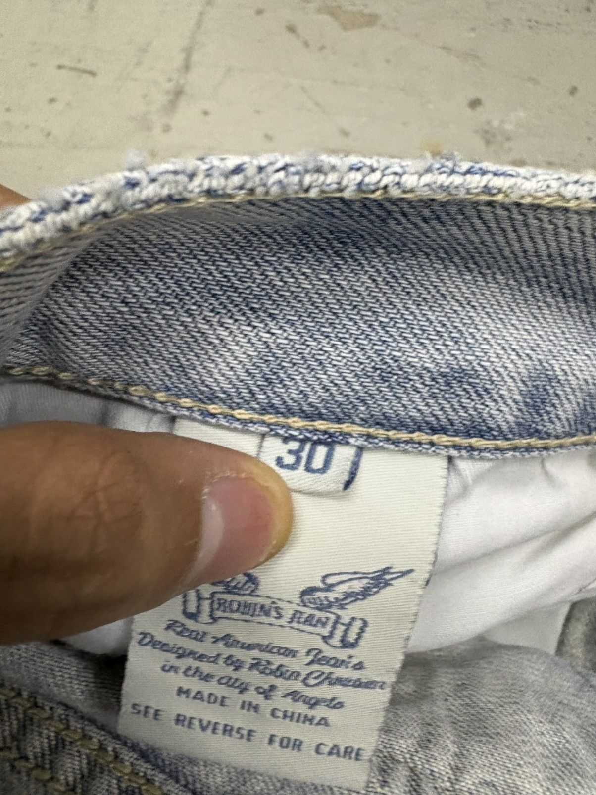 Robins Jeans rare double pair robins Size US 30 / EU 46 - 9 Thumbnail