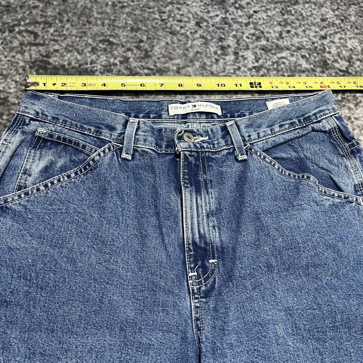 Tommy Hilfiger VINTAGE Y2K TOMMY HILFIGER BAGGY WIDE LEG CARPENTER JEANS Size US 32 / EU 48 - 8 Thumbnail