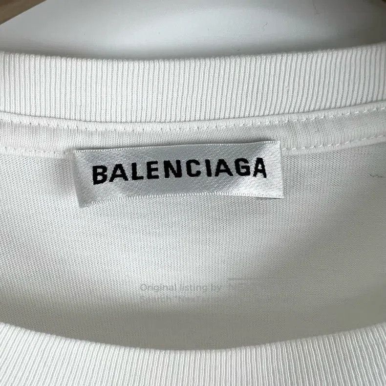 Balenciaga Balenciaga White letter print round-neck T-shirt Size US M / EU 48-50 / 2 - 5 Thumbnail