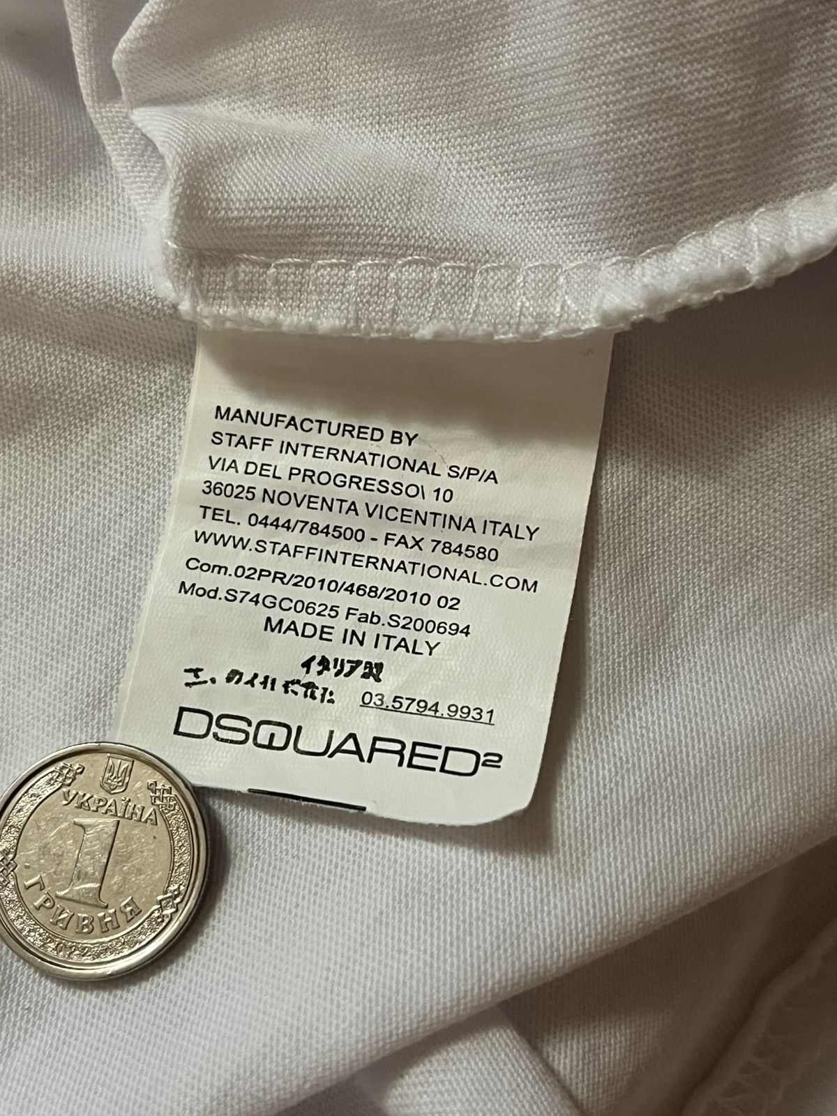 Dsquared2 dsquared2 tee Size US S / EU 44-46 / 1 - 3 Thumbnail