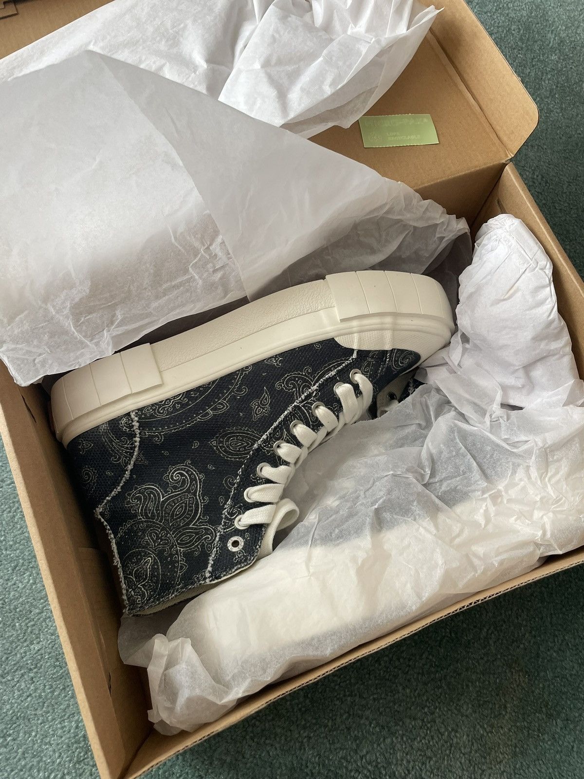 Other Good News Palm Paisley Sneaker certified organic cotton Size US 8 / EU 41 - 8 Thumbnail