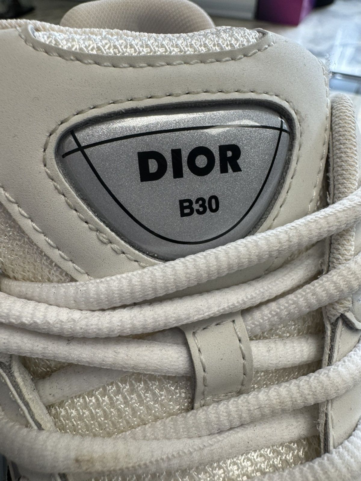 Dior Dior B30 White/Silver Size US 9 / EU 42 - 11 Thumbnail
