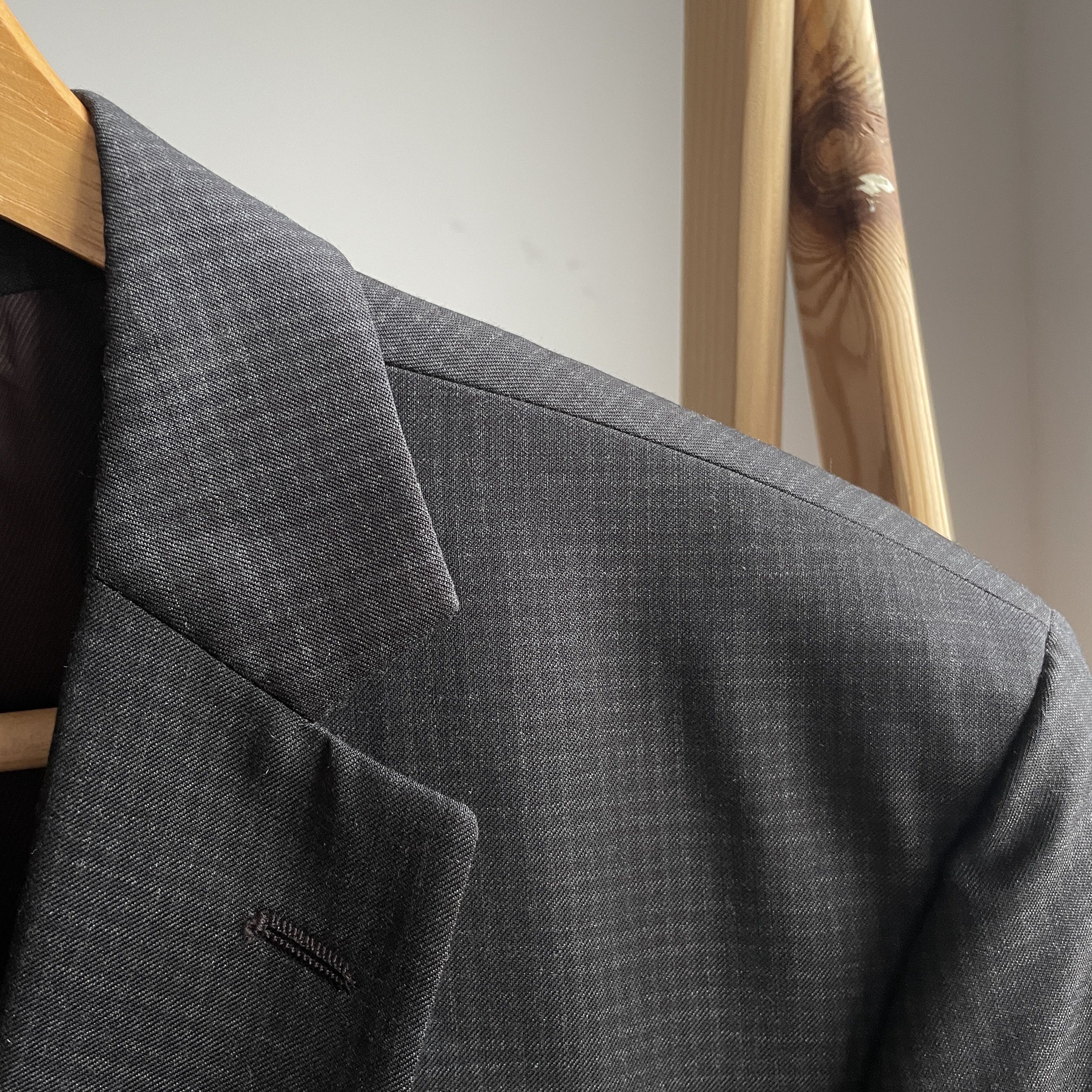 Paoloni Paoloni Checkered Wool Suit Size EUR 54 Size 44R - 7 Thumbnail