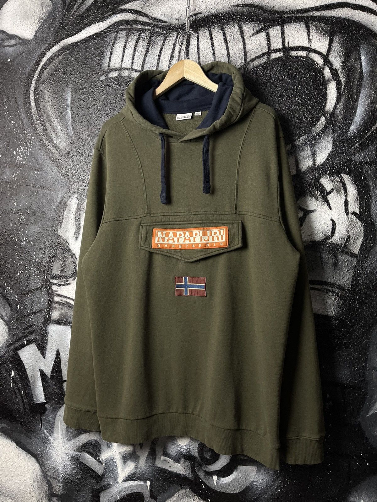 Napapijri × Vintage Napapijri Burgee Sum 3 Hoodie Men’s Size XXL Size US XXL / EU 58 / 5 - 2 Thumbnail