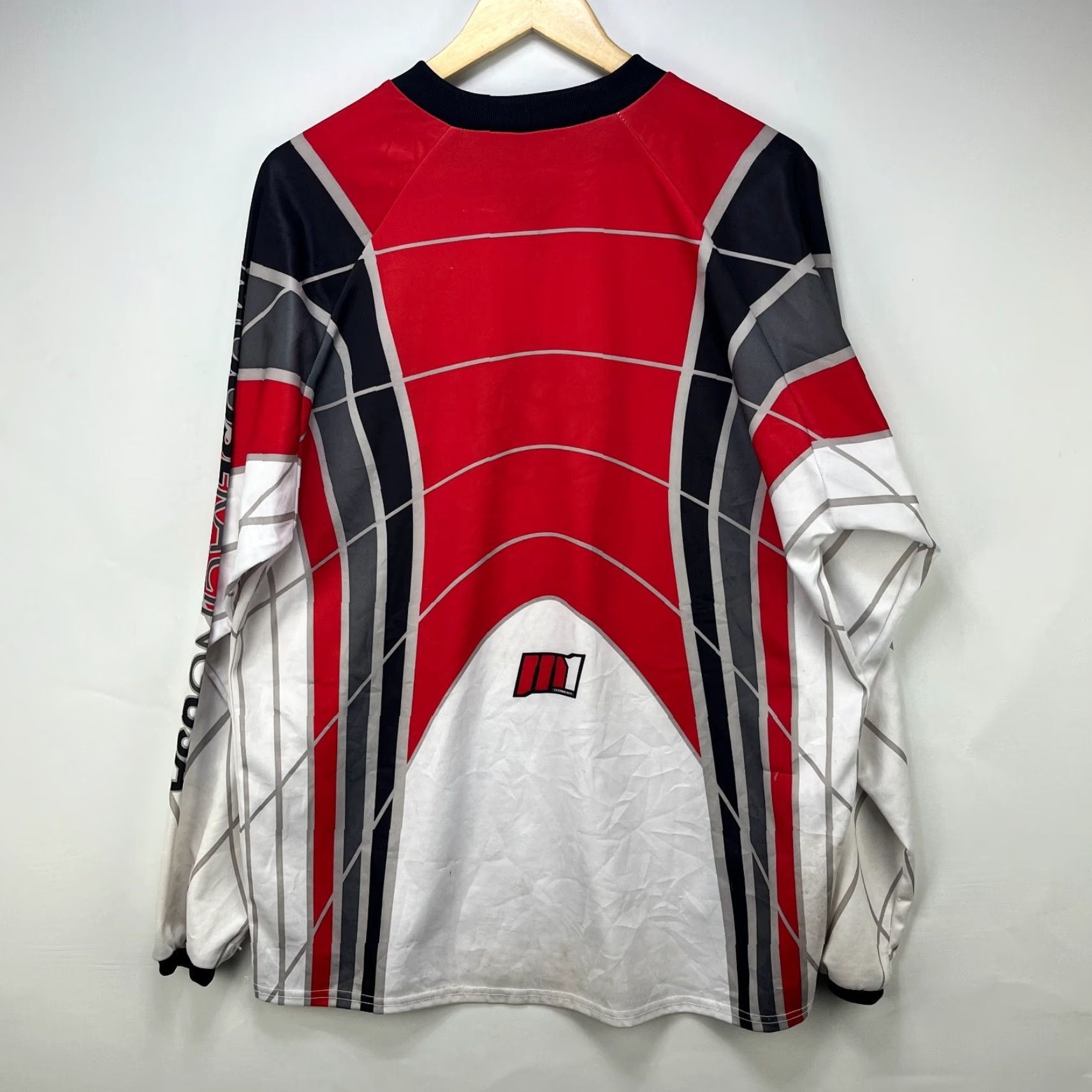 Vintage VINTAGE Moose Racing Shirt Long Sleeve Adult M Red 90s 1990s Racing Jersey Mens Size US M / EU 48-50 / 2 - 7 Thumbnail