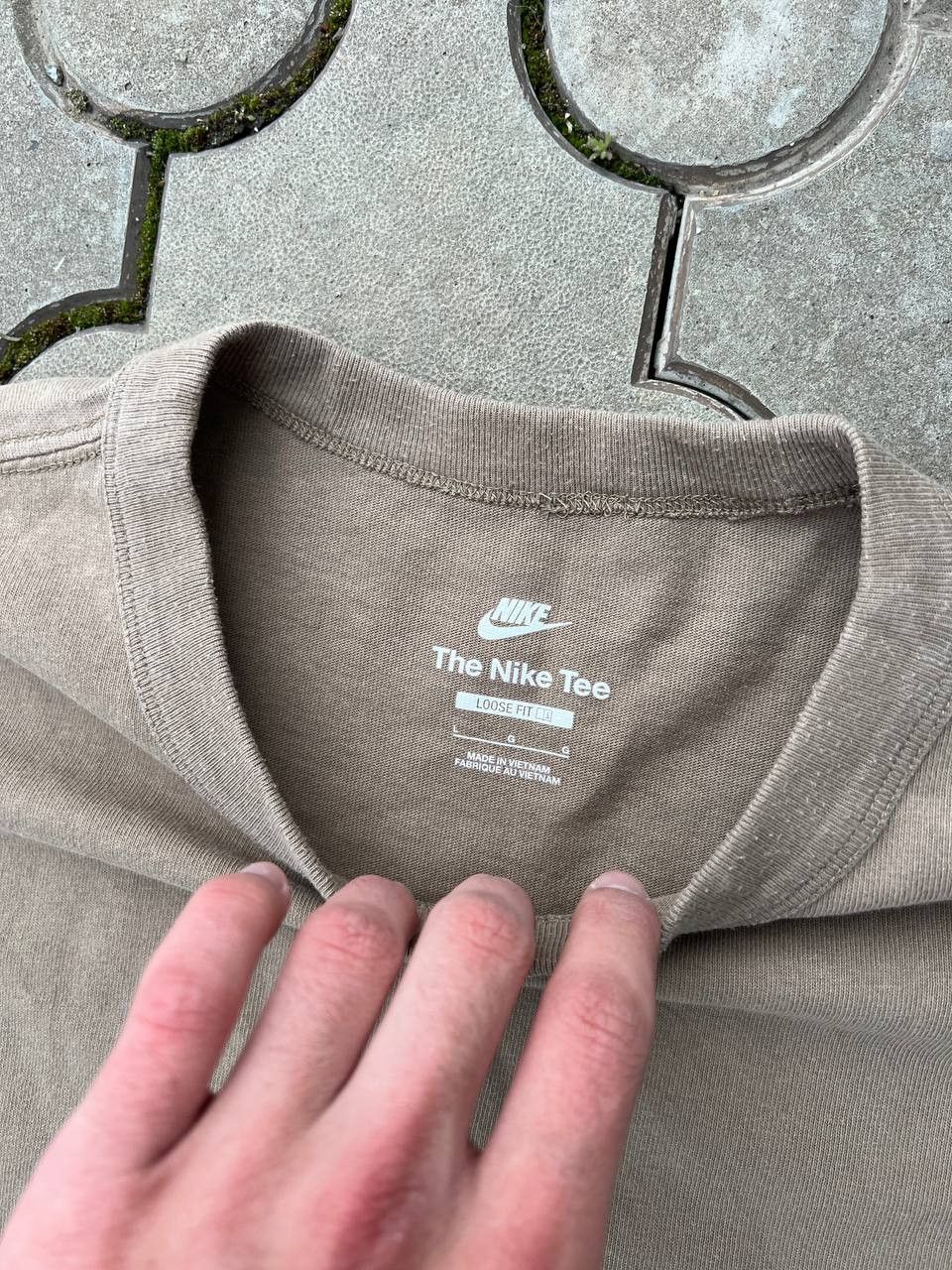 Vintage Vintage Nike Center Logo Oversized Brown Tee Y2K USA Size US L / EU 52-54 / 3 - 3 Thumbnail