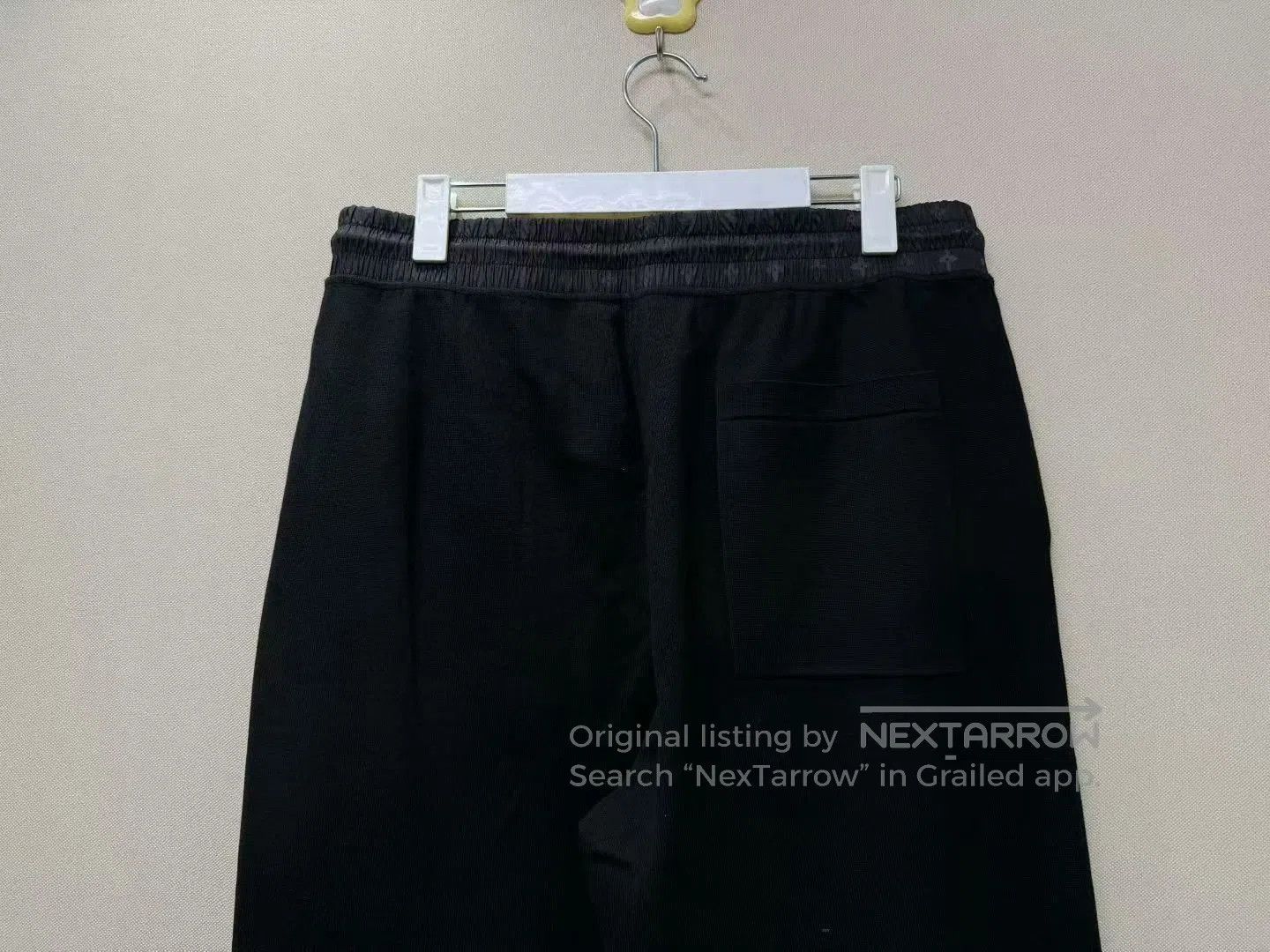 Louis Vuitton Louis Vuitton Black Logo Nylon XL Pants. Size US 43 - 5 Thumbnail
