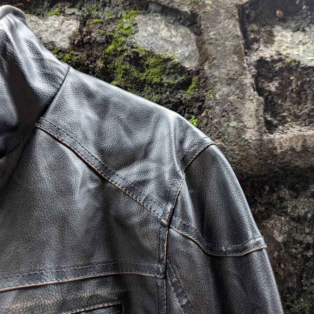Guess GUESS LEATHER JACKET Size US L / EU 52-54 / 3 - 9 Thumbnail