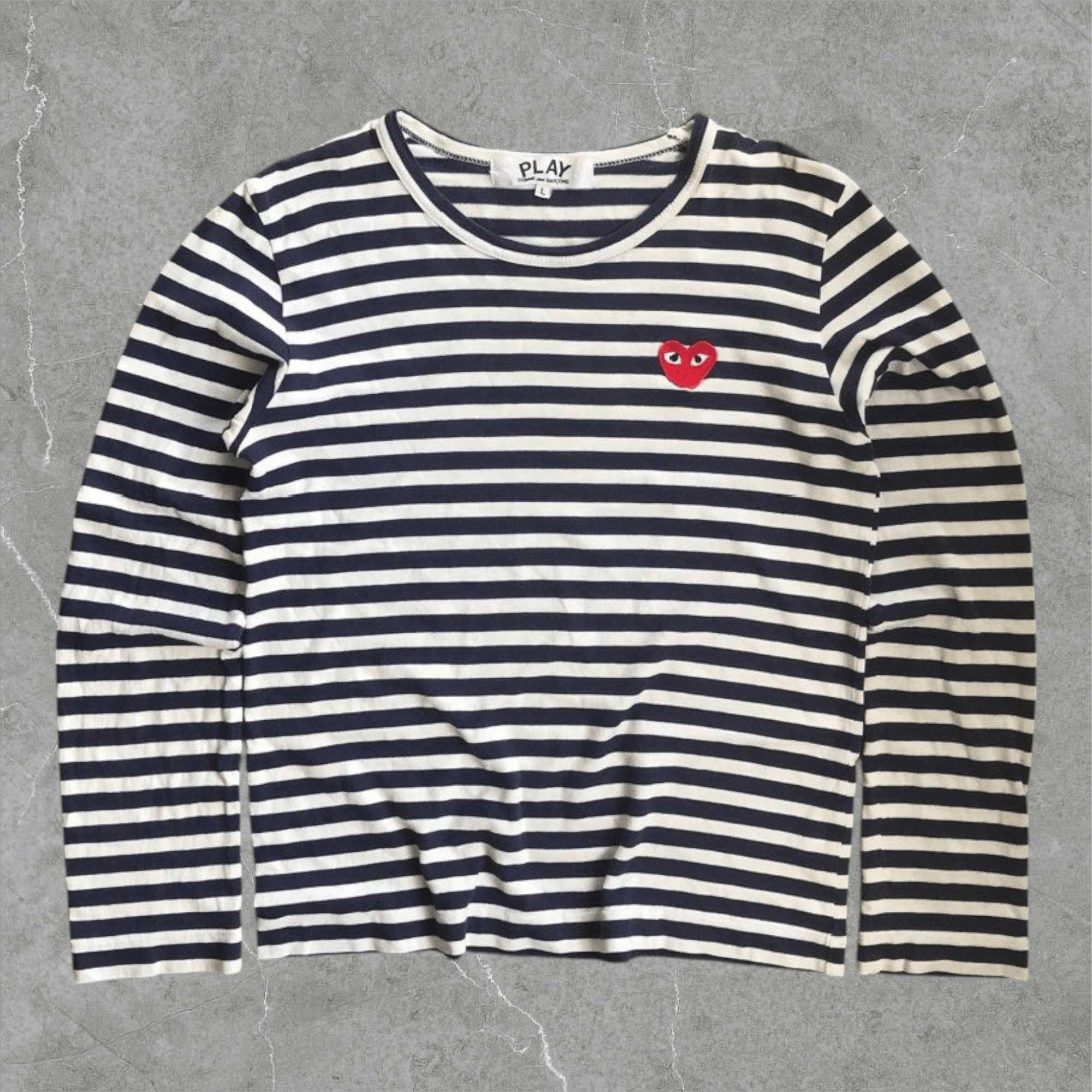 CDG by Comme des Garcons × Comme des Garcons × Japanese Brand Play comme des garçons women’s longsleeve Size L / US 10 / IT 46 - 1 Thumbnail