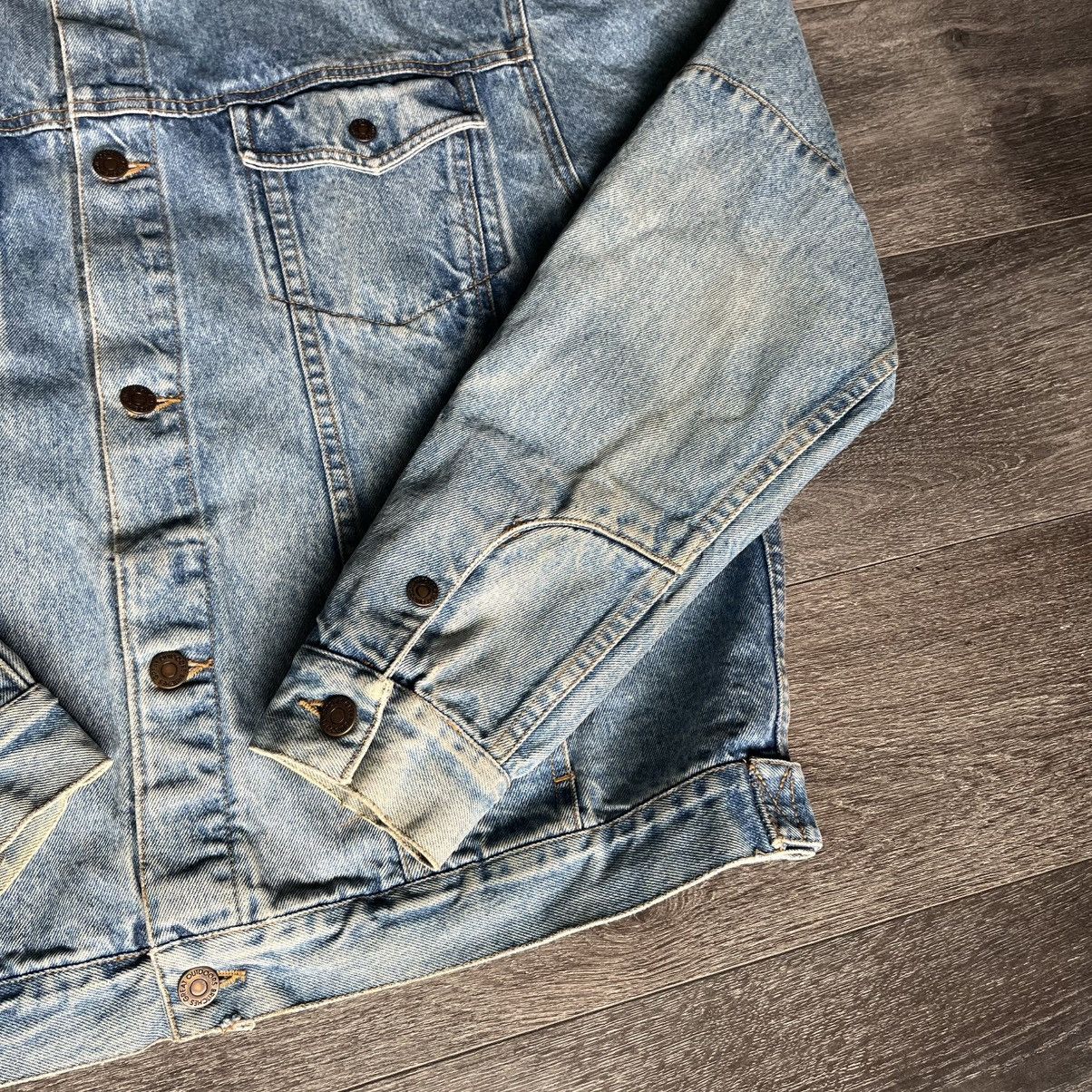 Britches Vintage 1990s Britches Light Wash Denim Jean Trucker Jacket Size US XL / EU 56 / 4 - 4 Thumbnail