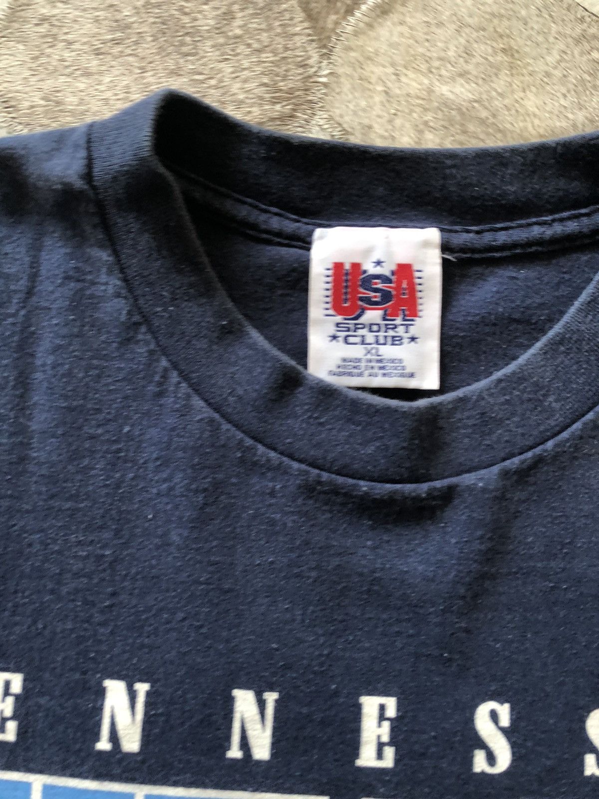 NFL × Vintage Vintage Tennessee Titans 9 McNair graphic tee single stitch Size US XL / EU 56 / 4 - 4 Thumbnail
