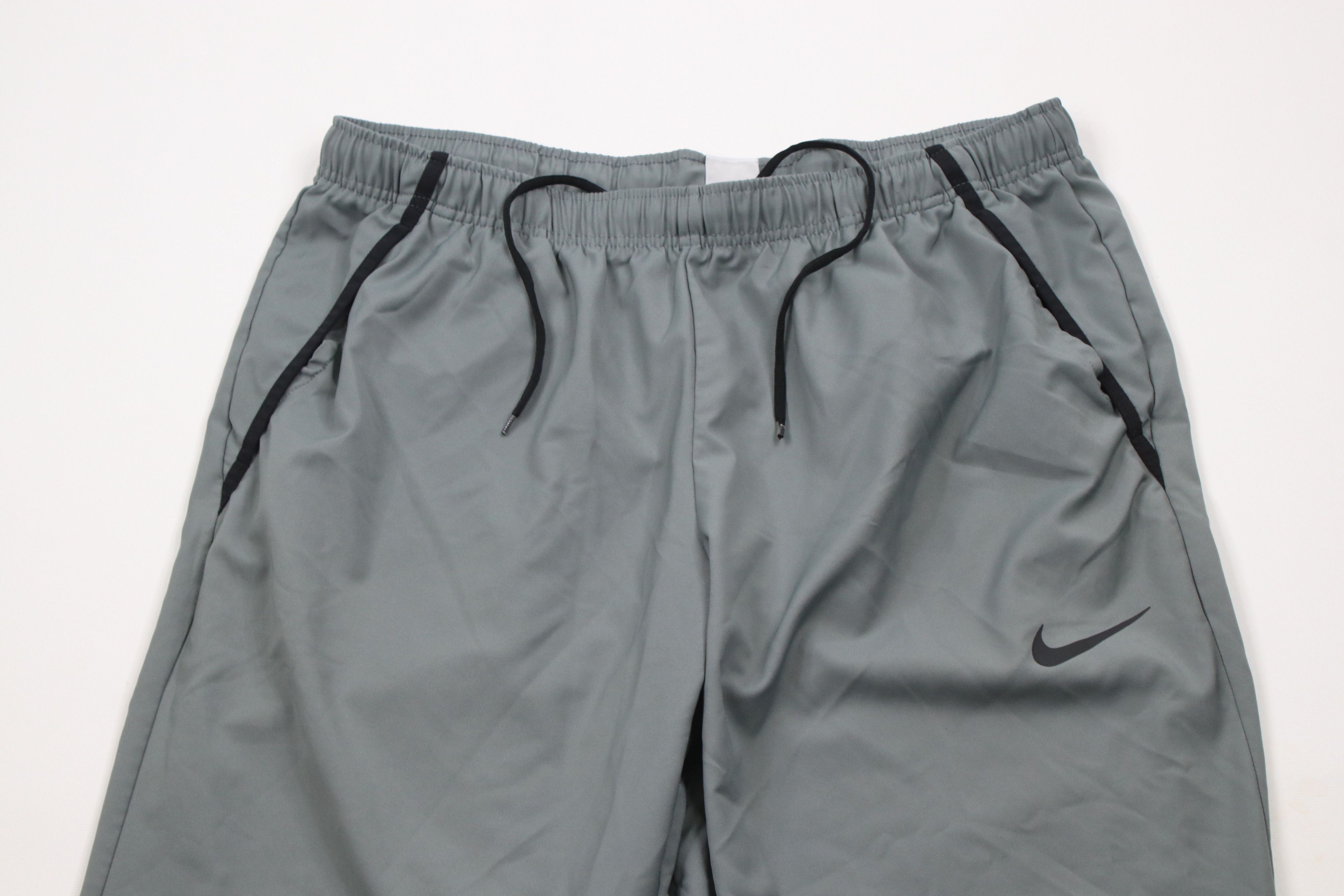 Nike × Vintage Vintage Y2K Nike Travis Scott Big Swoosh Wide Leg Pants Gray Size US 40 / EU 56 - 2 Thumbnail