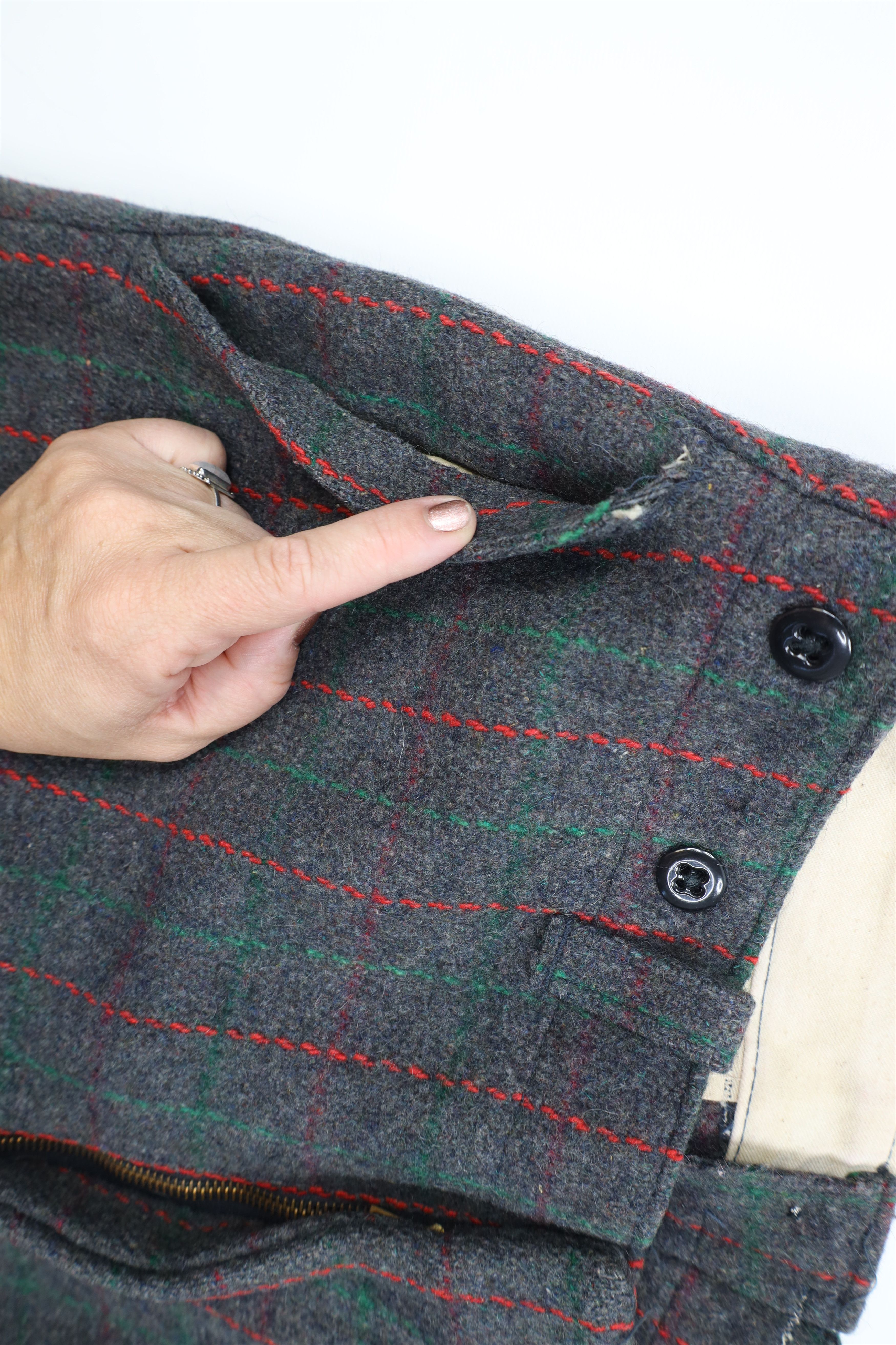 Vintage Vintage 60s Streetwear Heavy Mackinaw Wool Pants Plaid USA Size US 34 / EU 50 - 10 Thumbnail