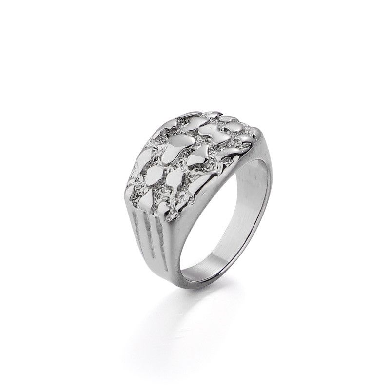 Other SIZE 10 Stainless Steel Nugget Ring Size ONE SIZE - 4 Thumbnail