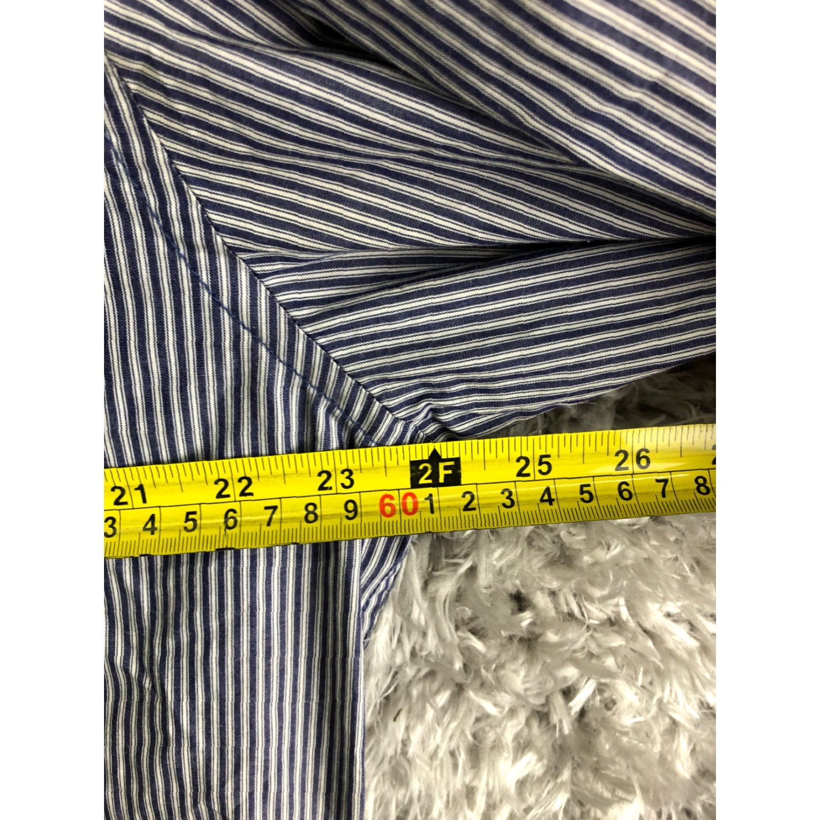 Vintage PRIVATE BLUE 1976 Shirt XXL Blue Striped Long Sleeve Spread Collar Shirt Mens Regular Size Blue Striped Casual 1976 Size US XXL / EU 58 / 5 - 4 Thumbnail