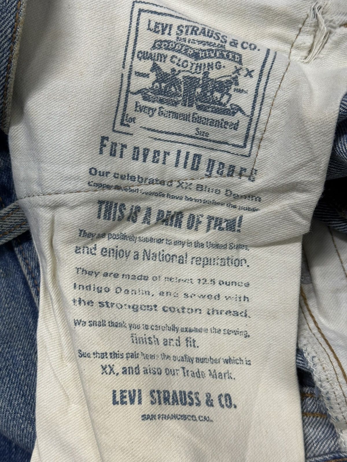 Levi's Distress Vintage Levis Big E 90s . Size US 32 / EU 48 - 15 Thumbnail