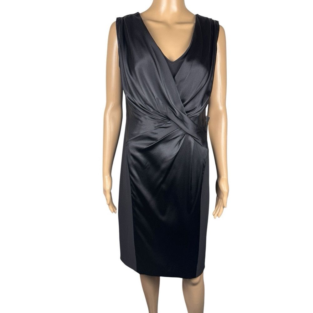 Anne Klein NWT New Vintage Anne Klein Silk Black Sheath Dress Size 2 |  Grailed