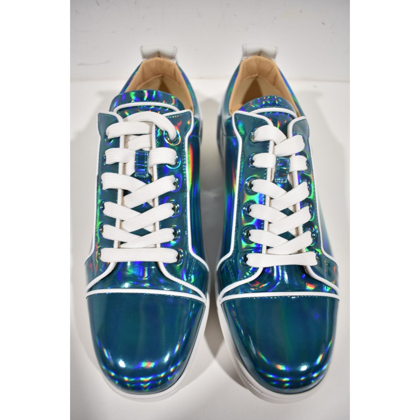Christian Louboutin Christian Louboutin Mens Fun Louis Junior Flat Psychic Blue Size US 11 / EU 44 - 7 Thumbnail