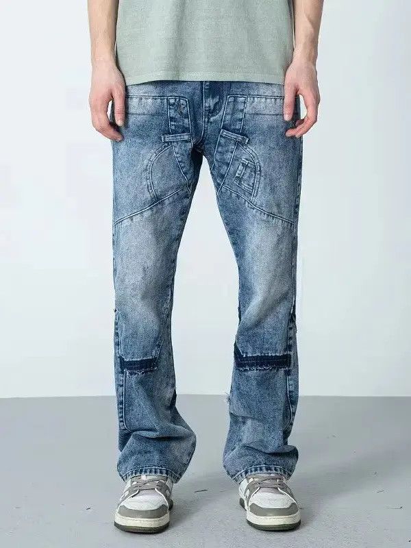 Japanese Brand Retro high street loose straight leg jeans Size US 30 / EU 46 - 2 Thumbnail