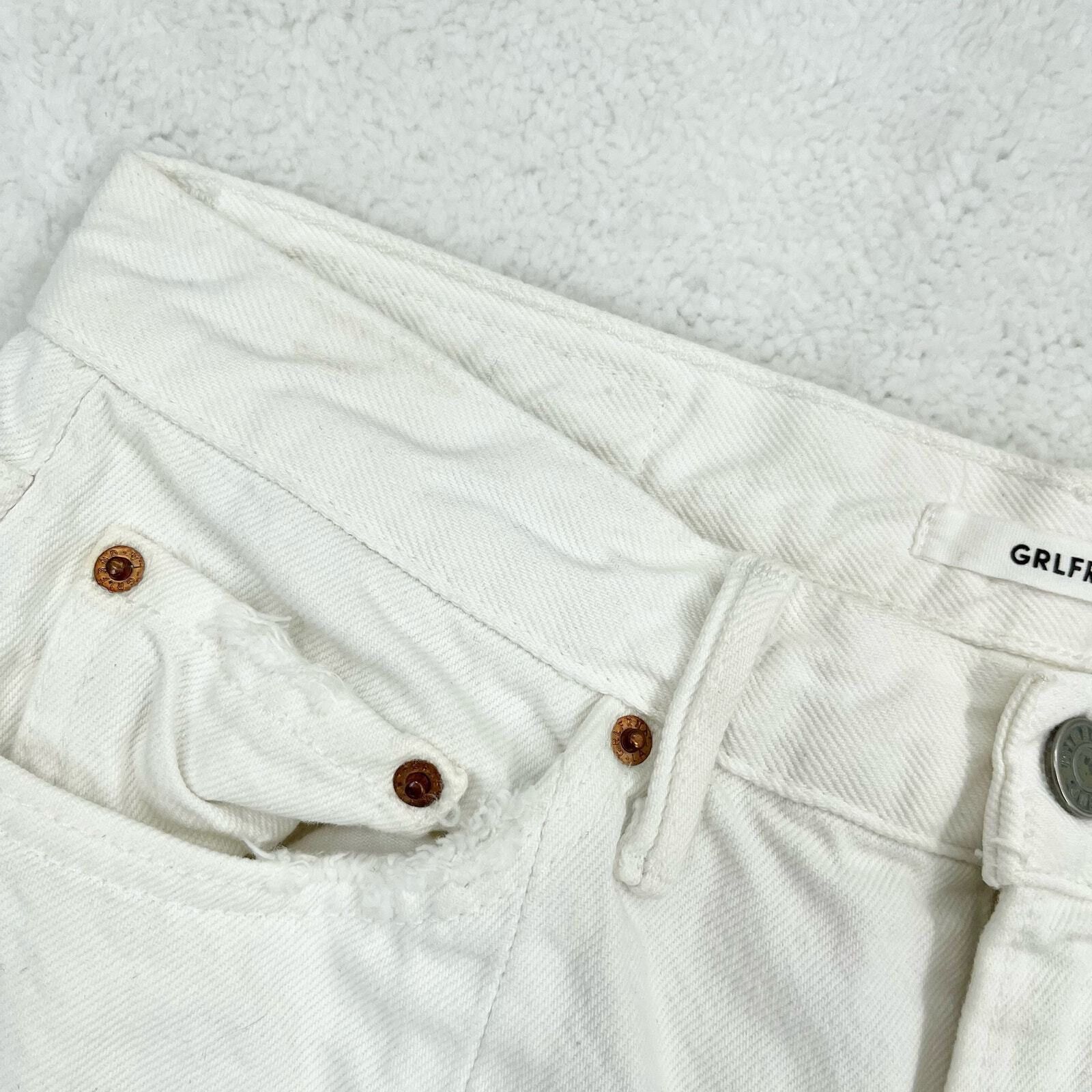 GRLFRND Grlfrnd Cheryl Ankle Skinny High Rise White Jeans Size 28 Size 28" / US 6 / IT 42 - 3 Thumbnail