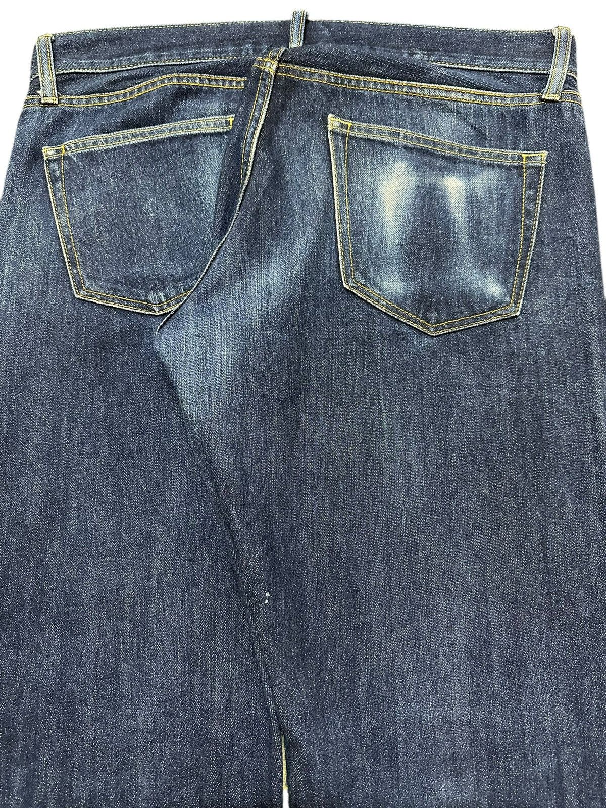 Japanese Brand Vintage Japanese Uniqlo Selvedge Faded Wash Distress Jeans Size US 34 / EU 50 - 7 Thumbnail