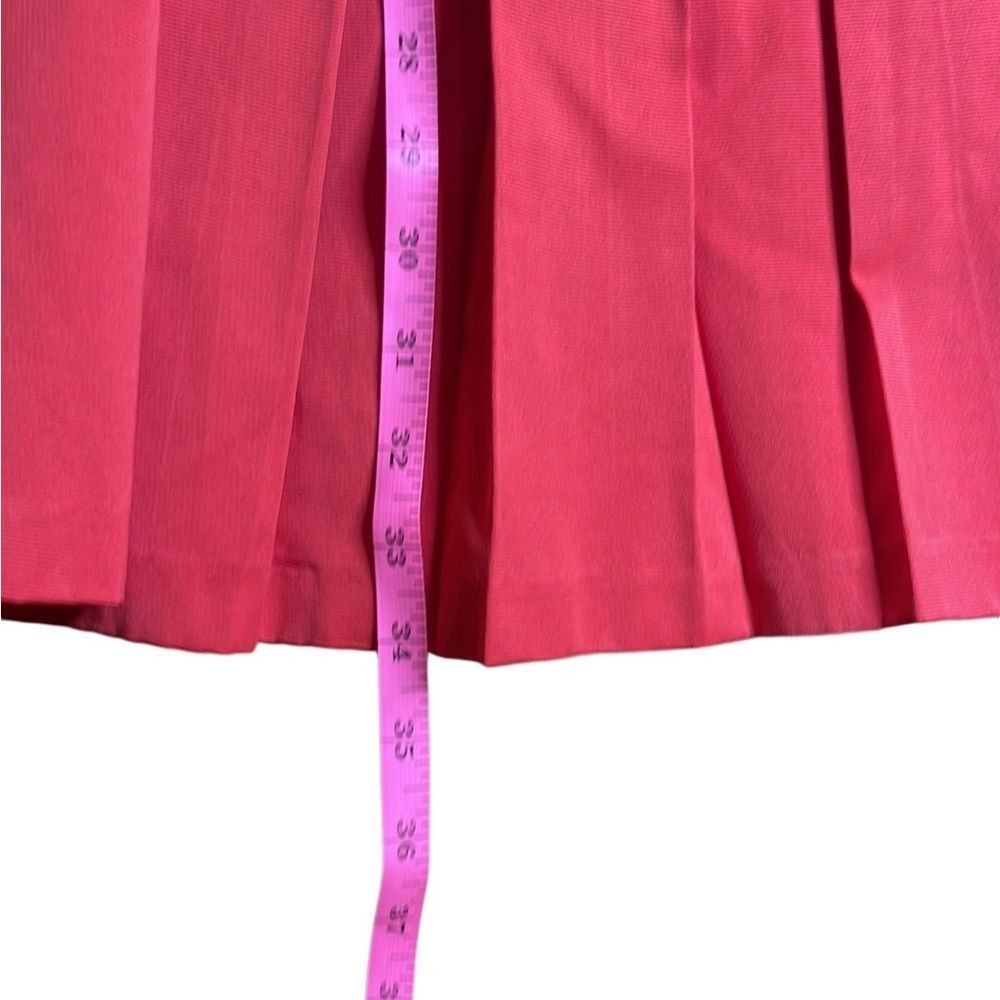 Max Mara MaxMara Red Pleated Open Back Sleeveless Mini Dress Size 8 Size M / US 6-8 / IT 42-44 - 7 Thumbnail